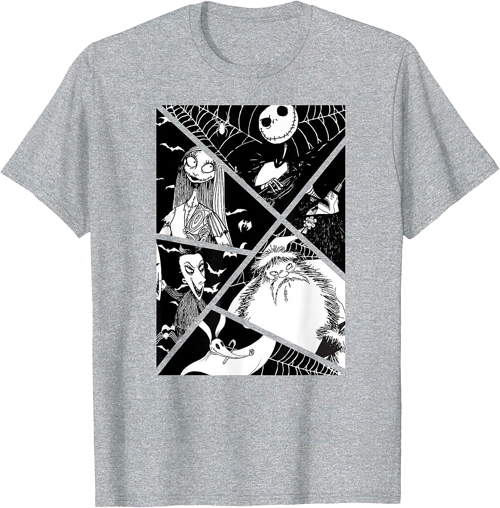 Nightmare Before Christmas Panel T-Shirt | Jack & Sally