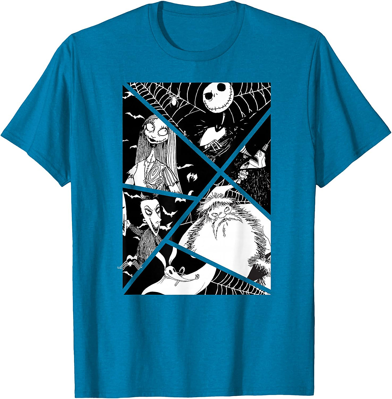 Nightmare Before Christmas Panel T-Shirt | Jack & Sally