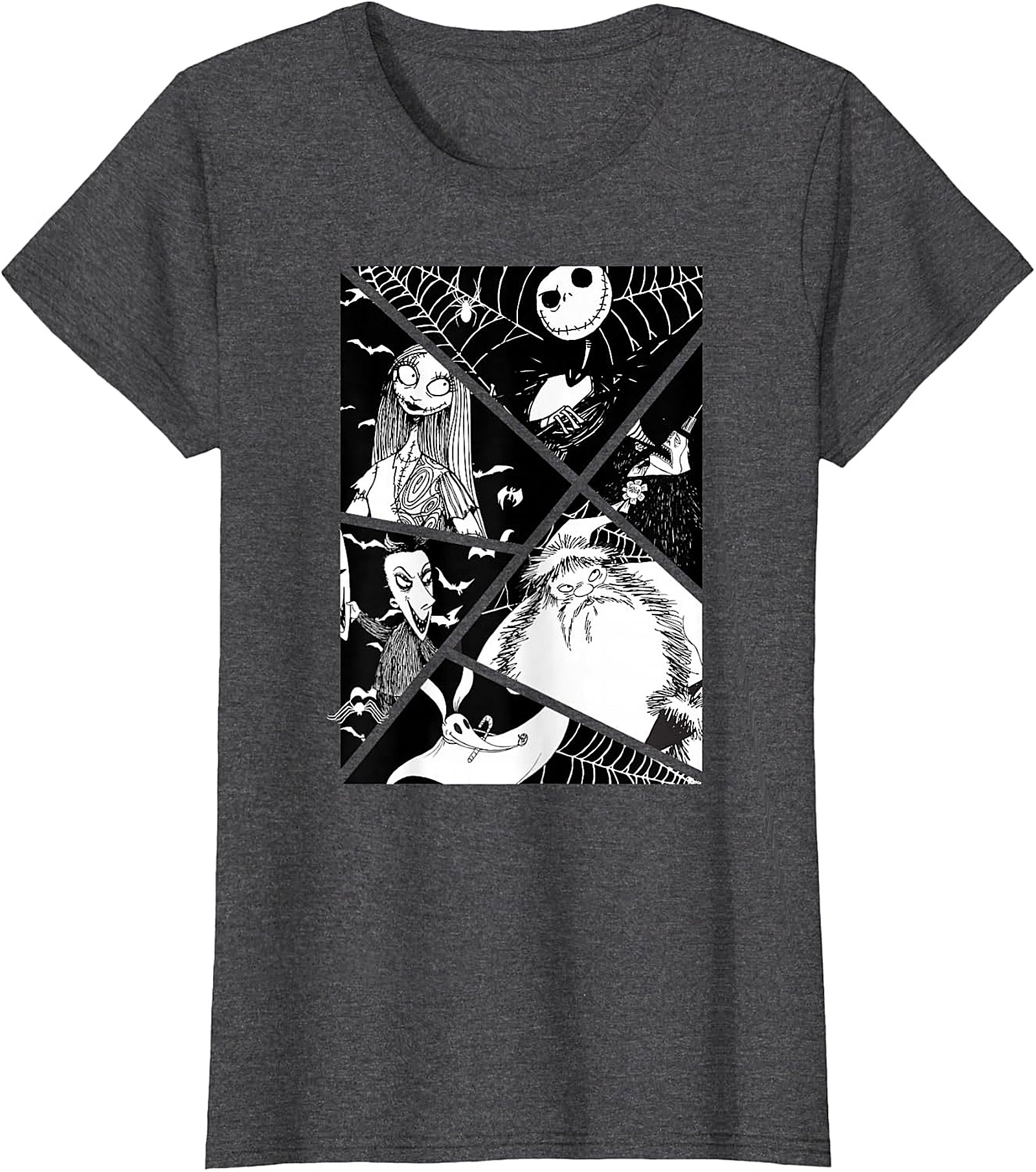 Nightmare Before Christmas Panel T-Shirt | Jack & Sally