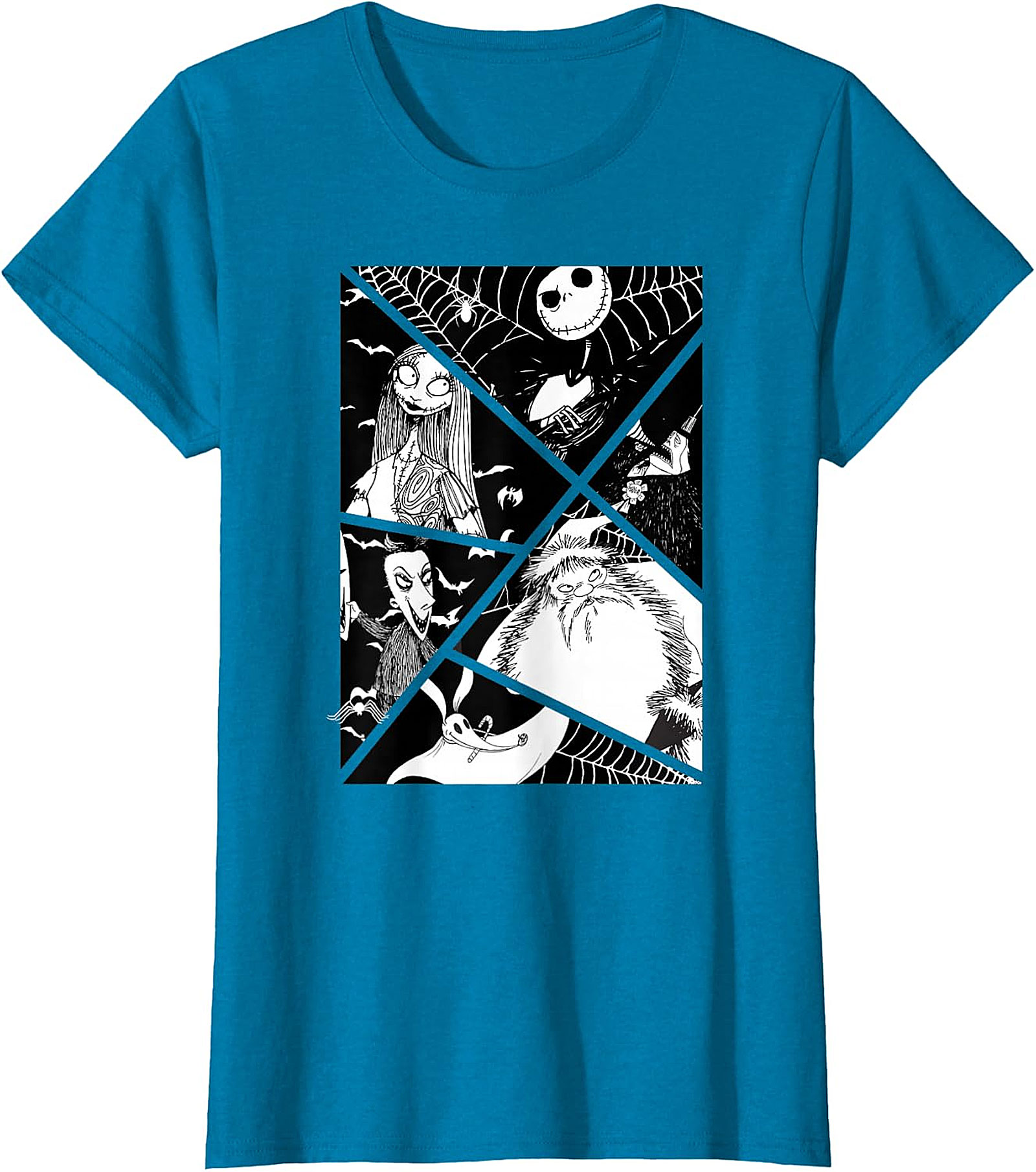 Nightmare Before Christmas Panel T-Shirt | Jack & Sally
