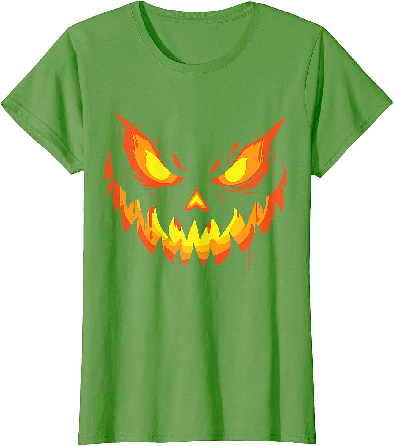  Scary Jack O' Lantern Halloween T-Shirt Men's & Boys' Tee