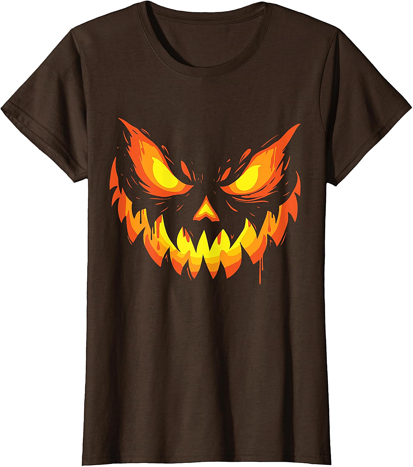  Scary Jack O' Lantern Halloween T-Shirt Men's & Boys' Tee