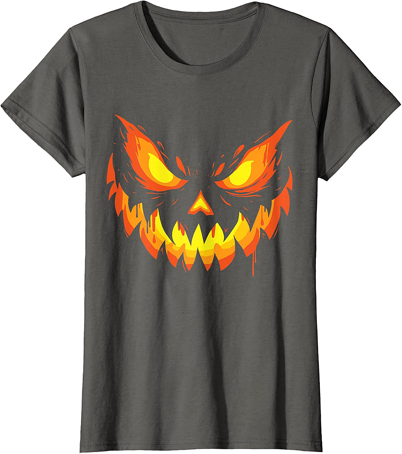  Scary Jack O' Lantern Halloween T-Shirt Men's & Boys' Tee