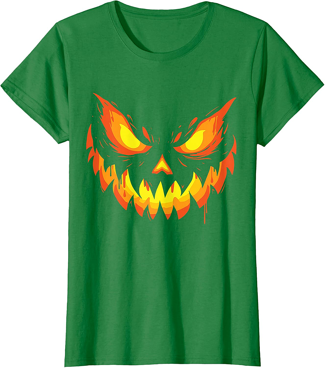  Scary Jack O' Lantern Halloween T-Shirt Men's & Boys' Tee