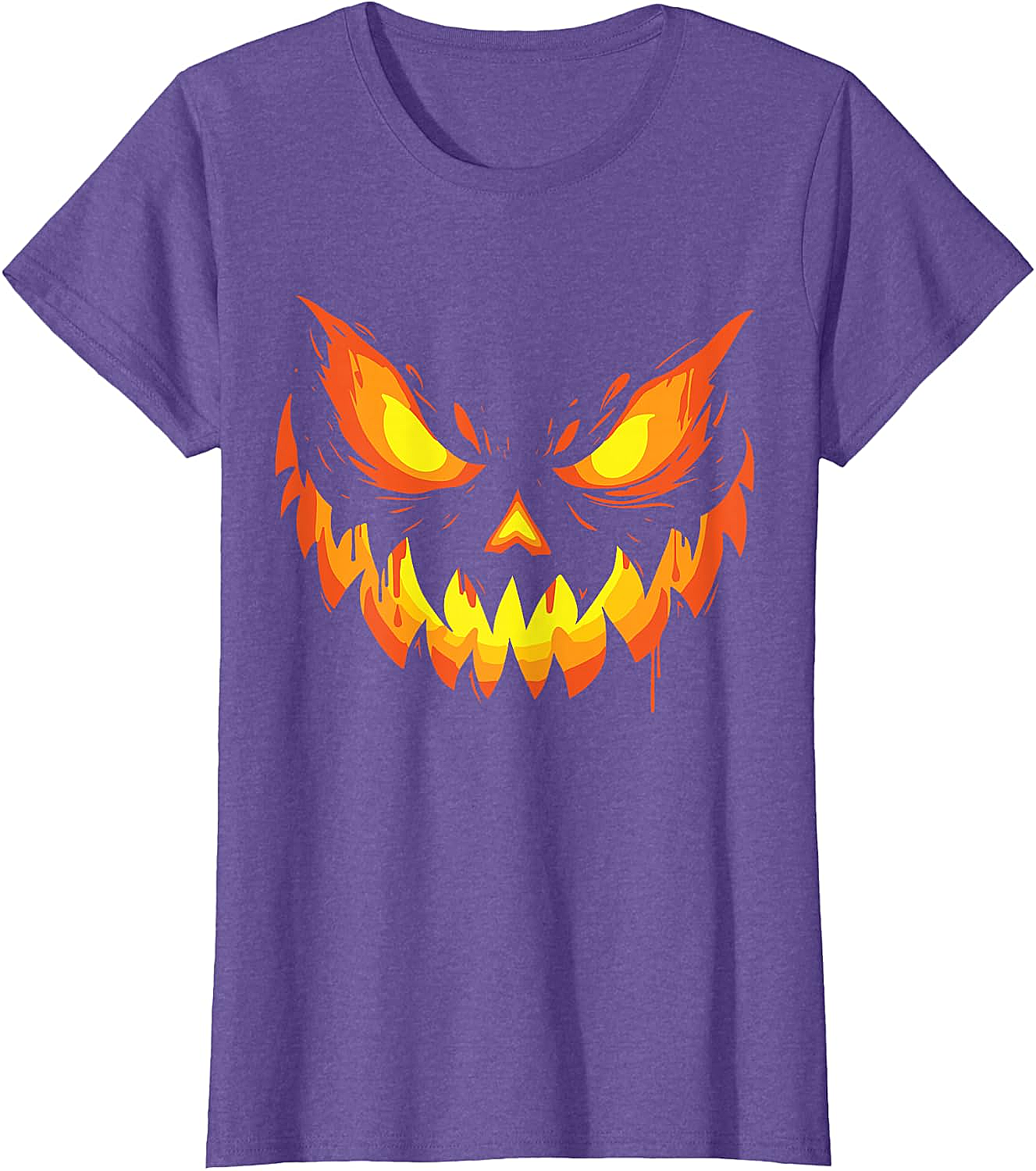  Scary Jack O' Lantern Halloween T-Shirt Men's & Boys' Tee
