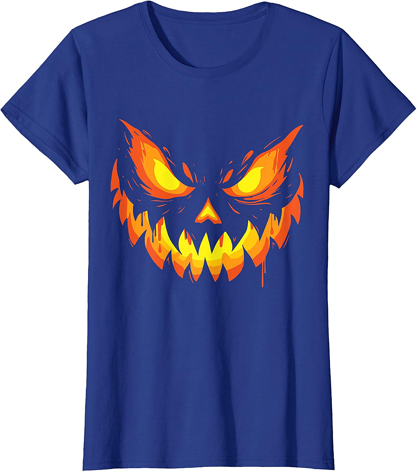 Scary Jack O' Lantern Halloween T-Shirt Men's & Boys' Tee