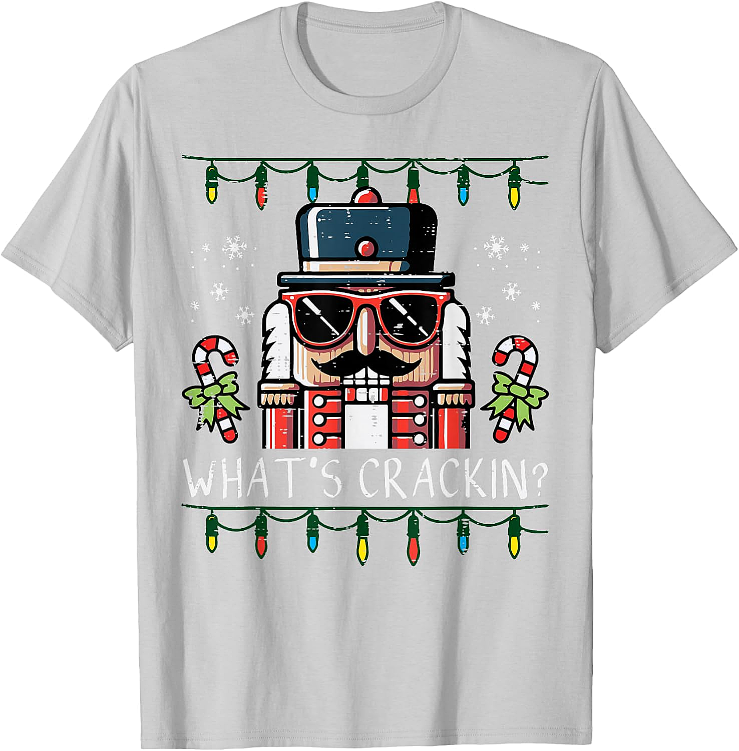 Funny Nutcracker "What's Crackin" Christmas T-Shirt