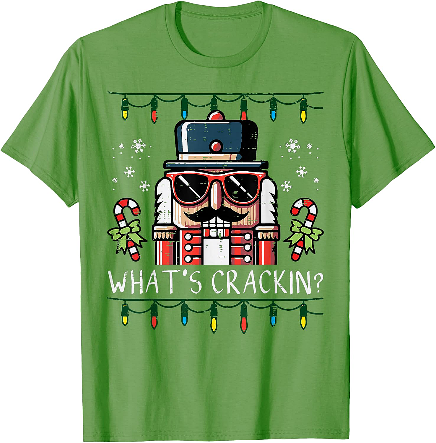 Funny Nutcracker "What's Crackin" Christmas T-Shirt