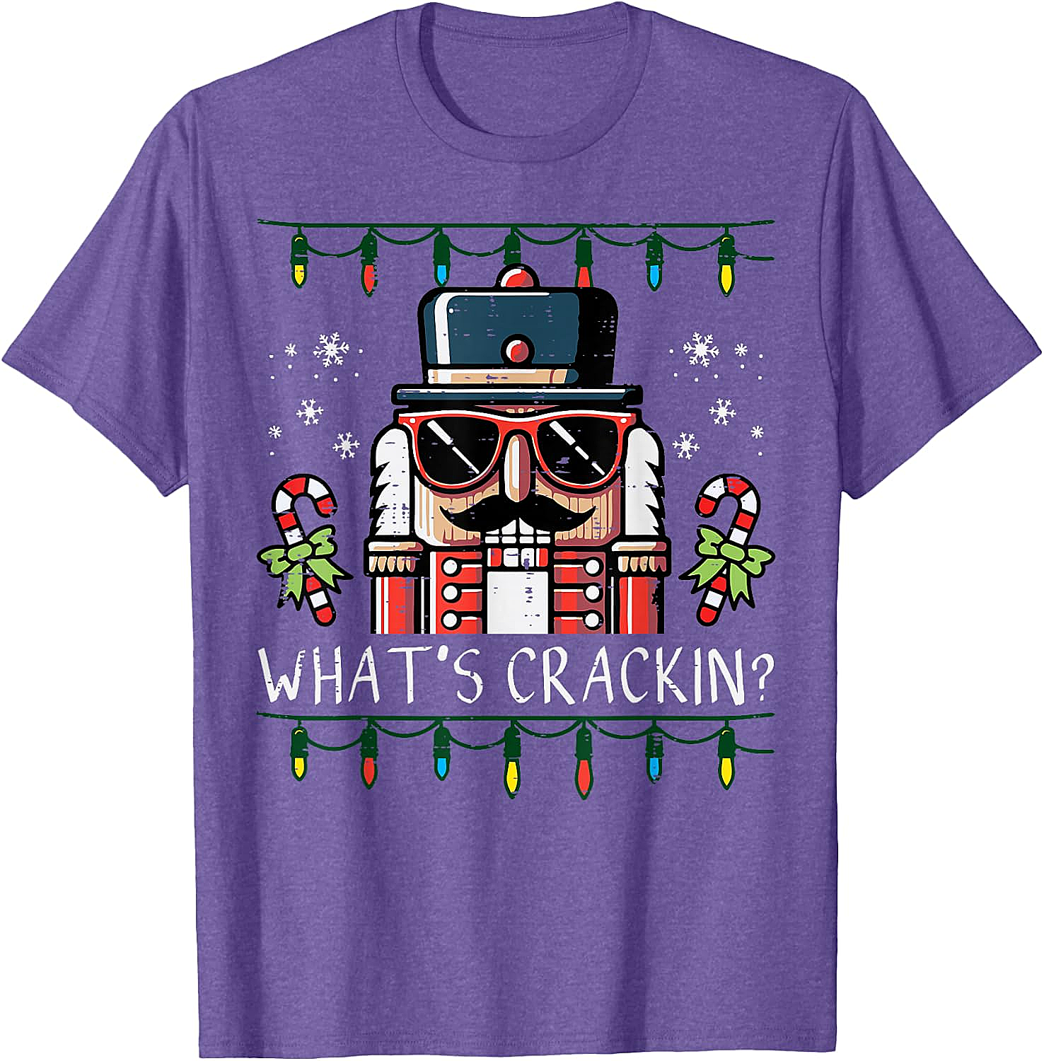 Funny Nutcracker "What's Crackin" Christmas T-Shirt