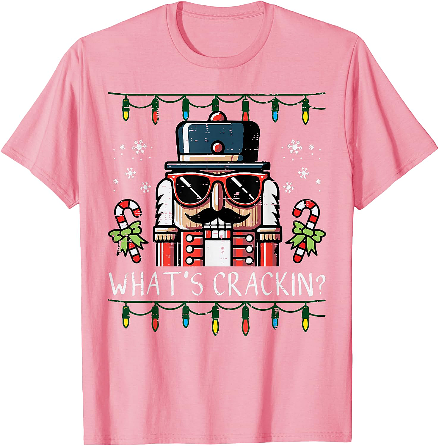 Funny Nutcracker "What's Crackin" Christmas T-Shirt