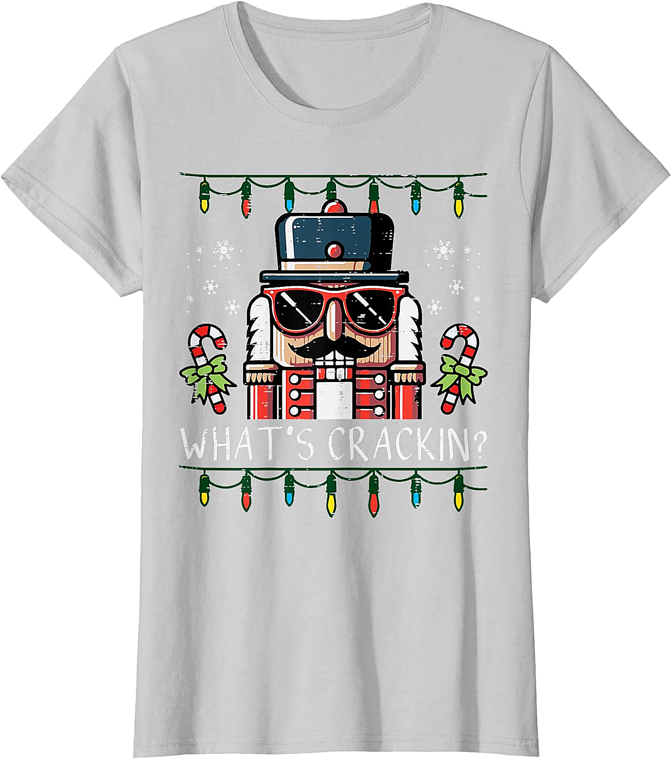 Funny Nutcracker "What's Crackin" Christmas T-Shirt