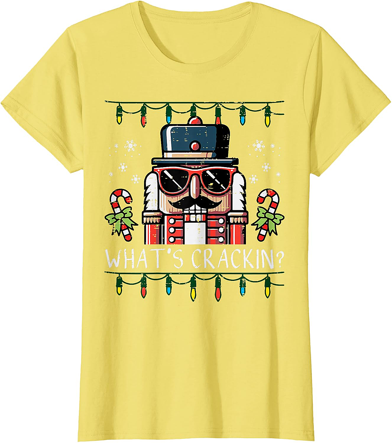 Funny Nutcracker "What's Crackin" Christmas T-Shirt
