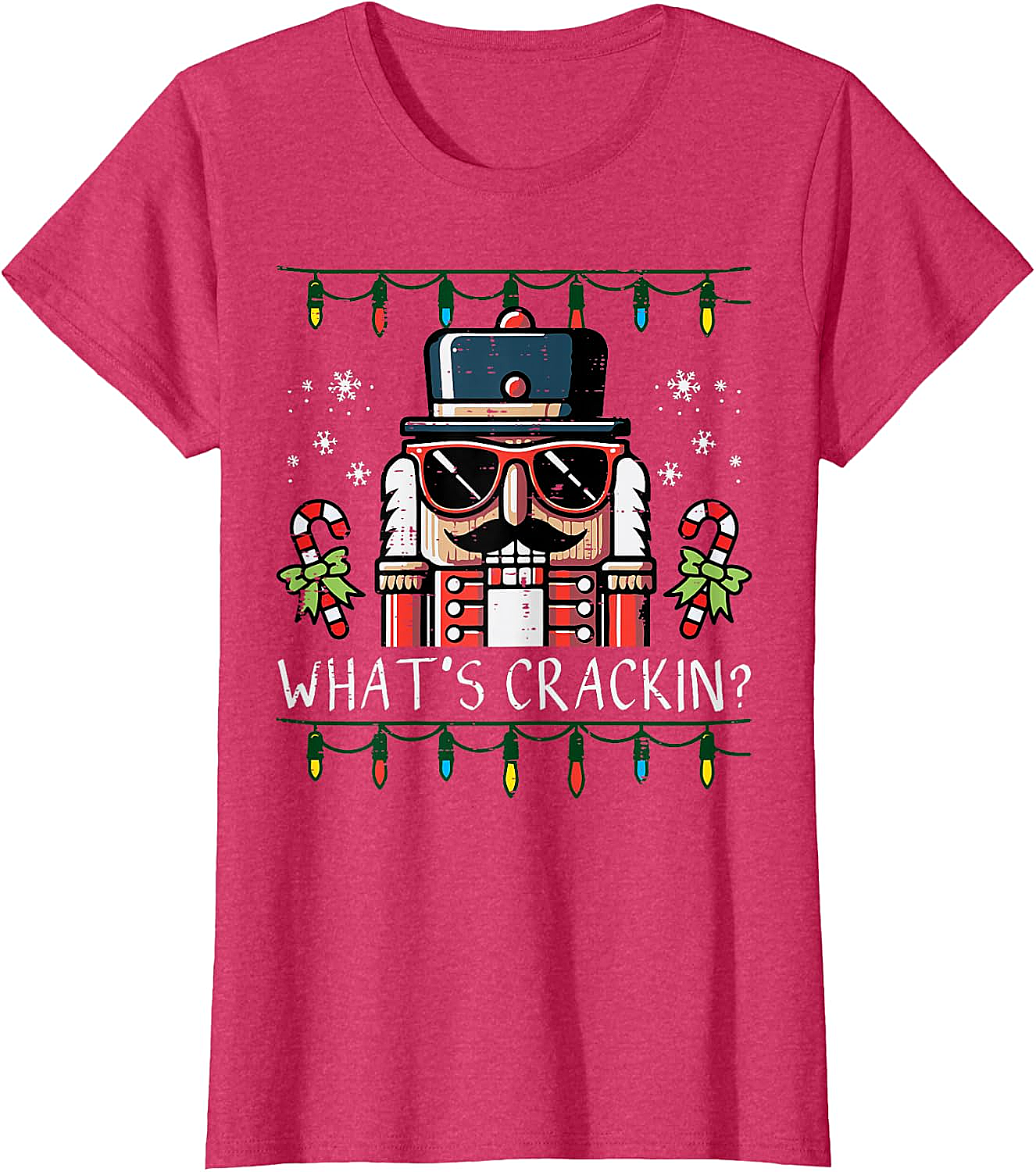 Funny Nutcracker "What's Crackin" Christmas T-Shirt