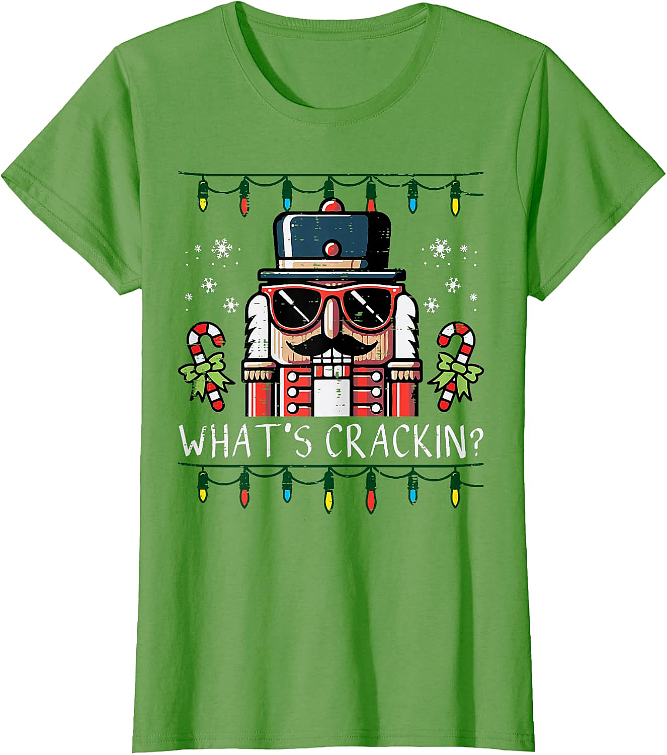 Funny Nutcracker "What's Crackin" Christmas T-Shirt