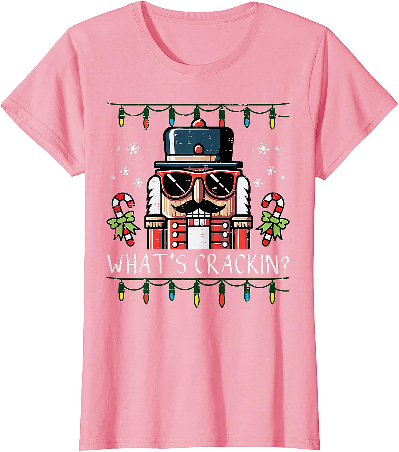 Funny Nutcracker "What's Crackin" Christmas T-Shirt