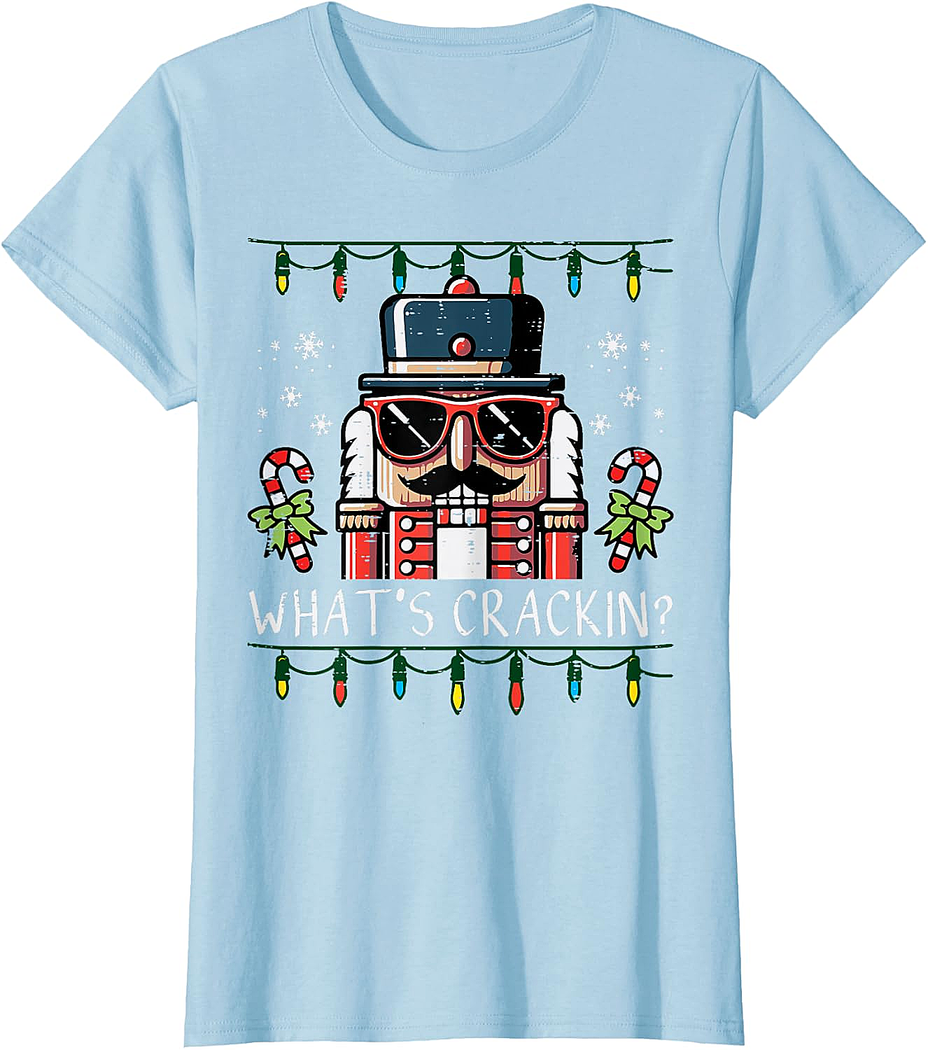 Funny Nutcracker "What's Crackin" Christmas T-Shirt