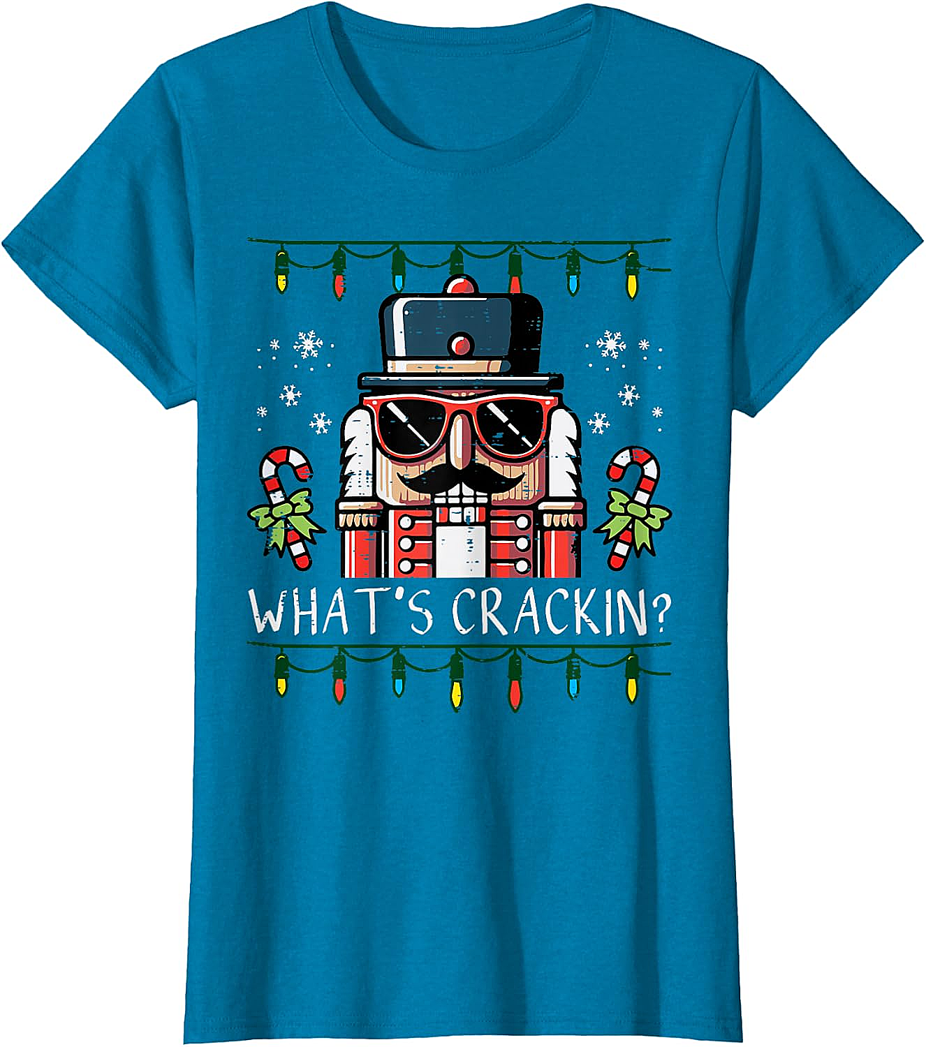 Funny Nutcracker "What's Crackin" Christmas T-Shirt