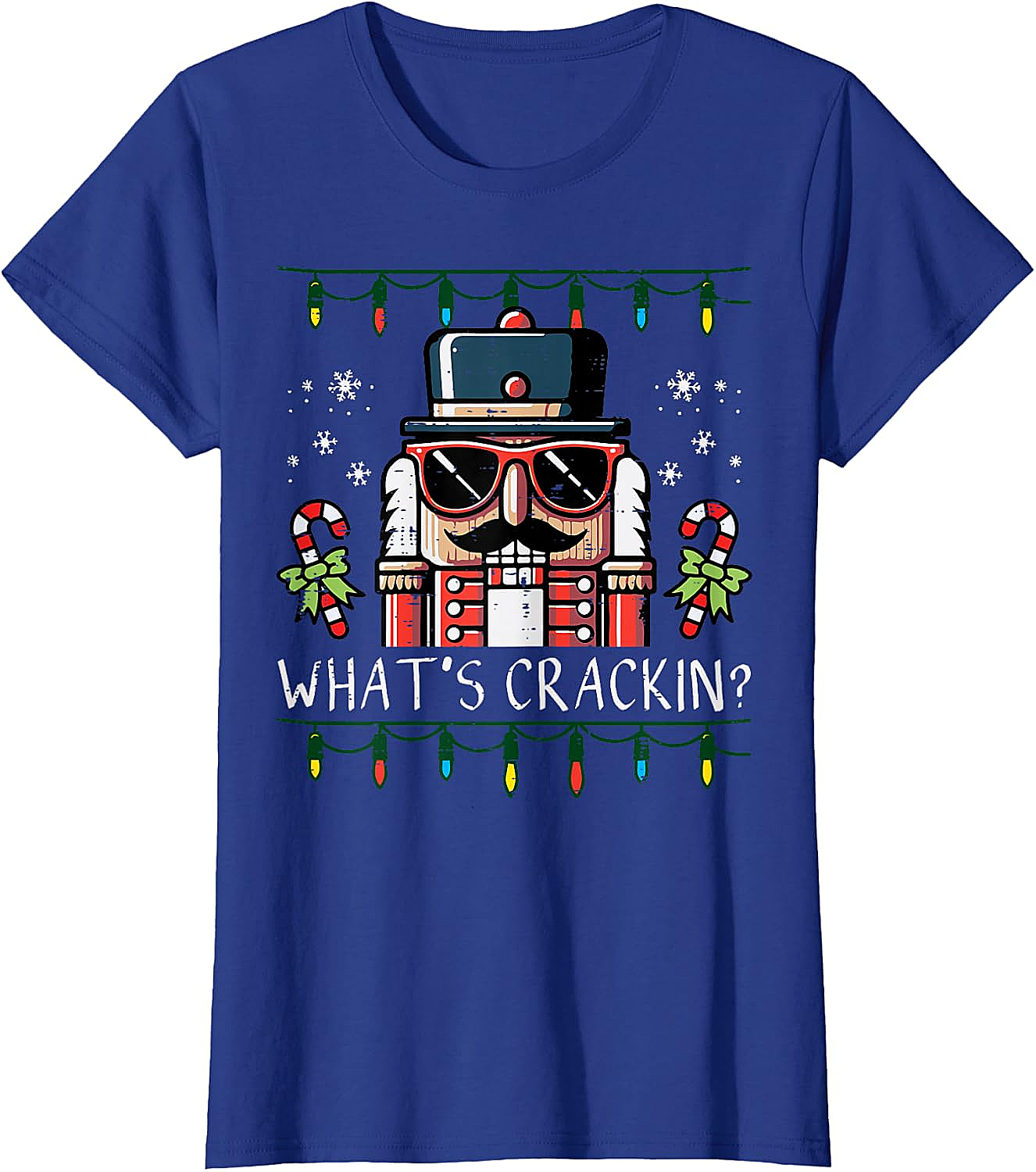 Funny Nutcracker "What's Crackin" Christmas T-Shirt