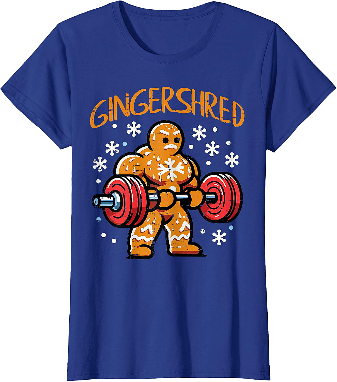  Gingershred Christmas Gym T-Shirt Funny Xmas Workout Tee