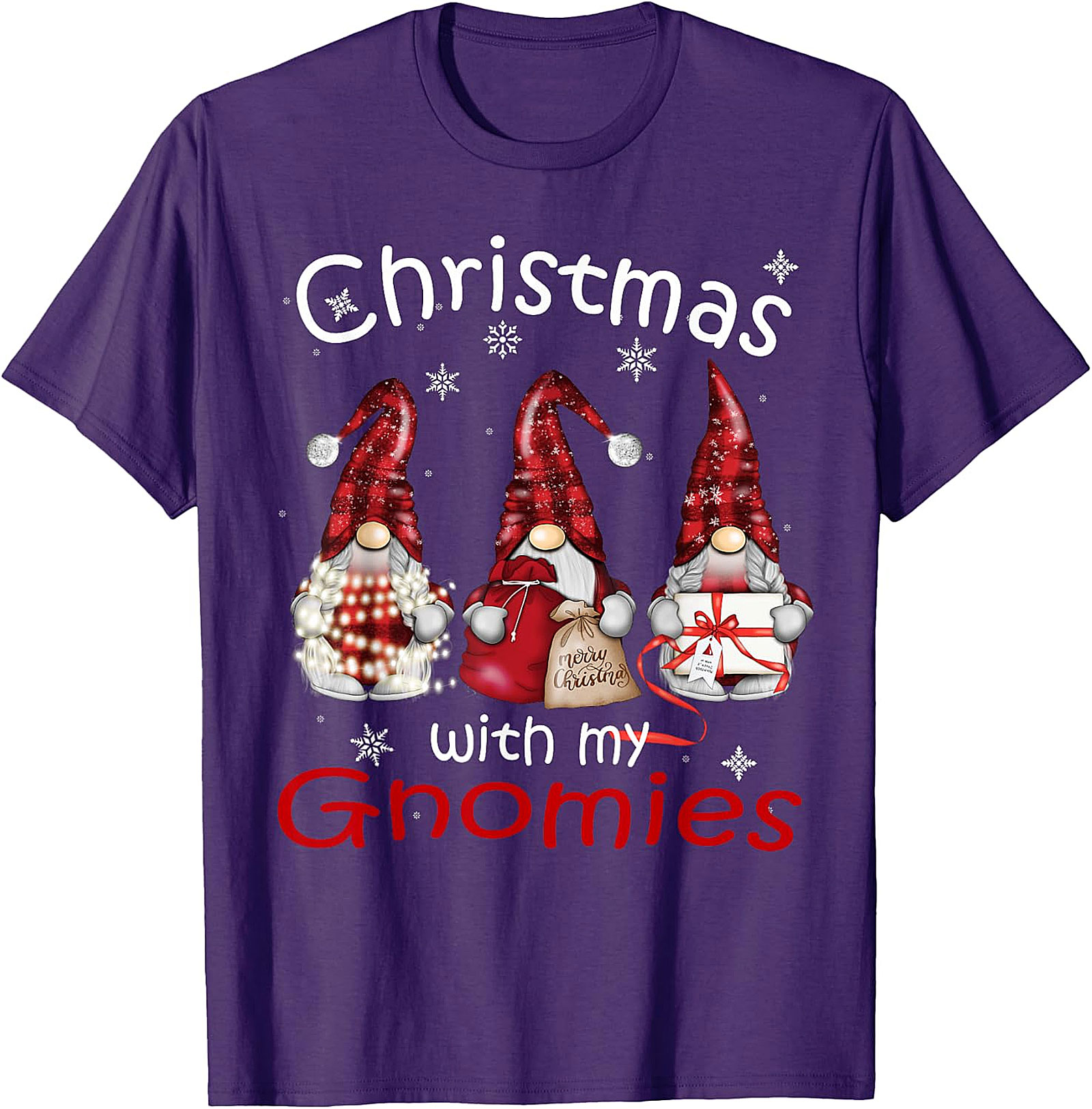 Christmas with My Gnomies Royal Blue Festive Apparel