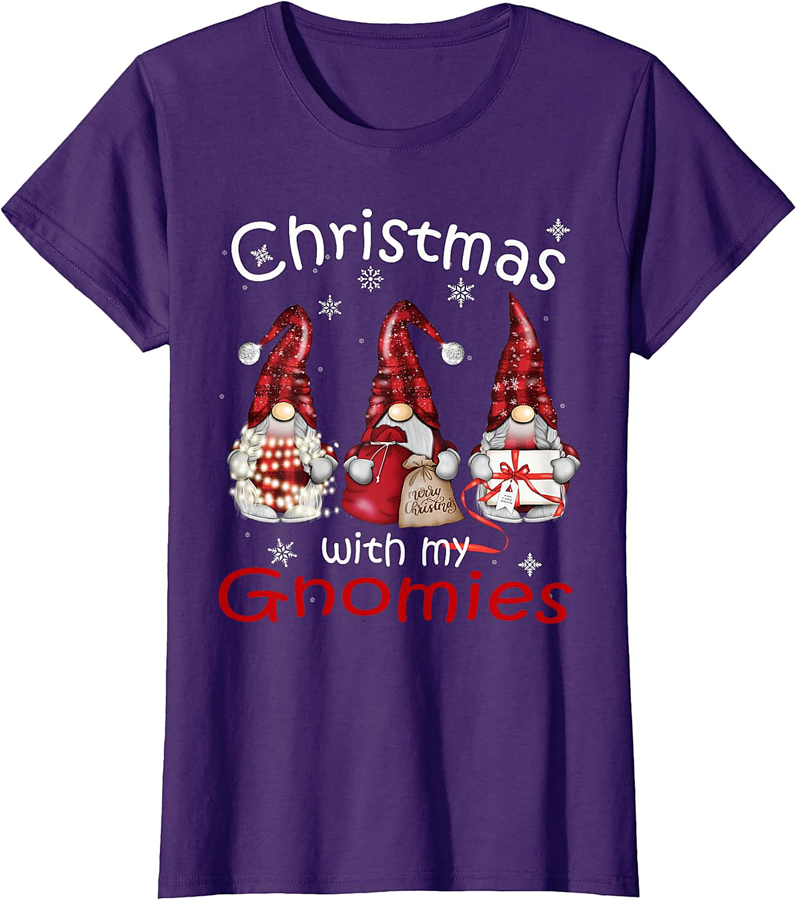 Christmas with My Gnomies Royal Blue Festive Apparel