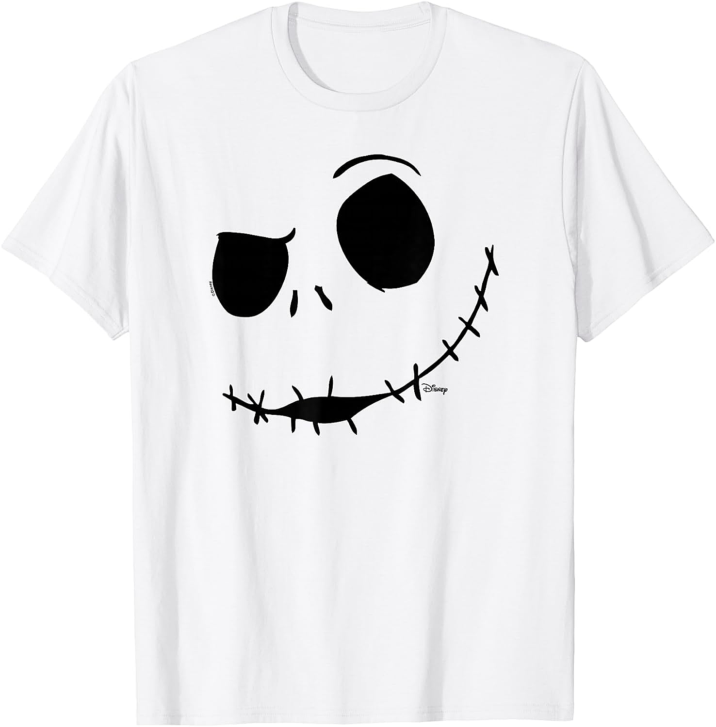 Jack Skellington Face T-Shirt Nightmare Before Christmas Tee