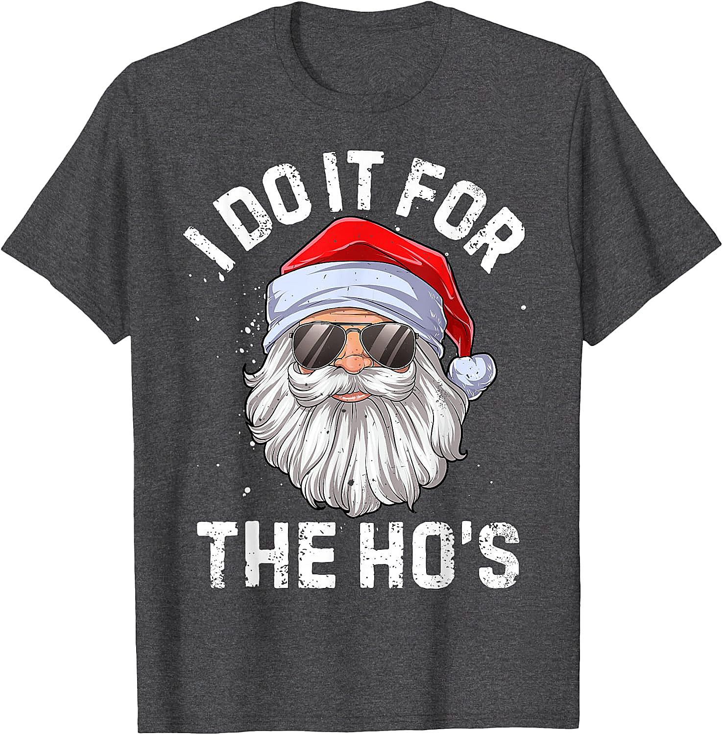  Funny I Do It For The Ho's Santa Christmas T-Shirt