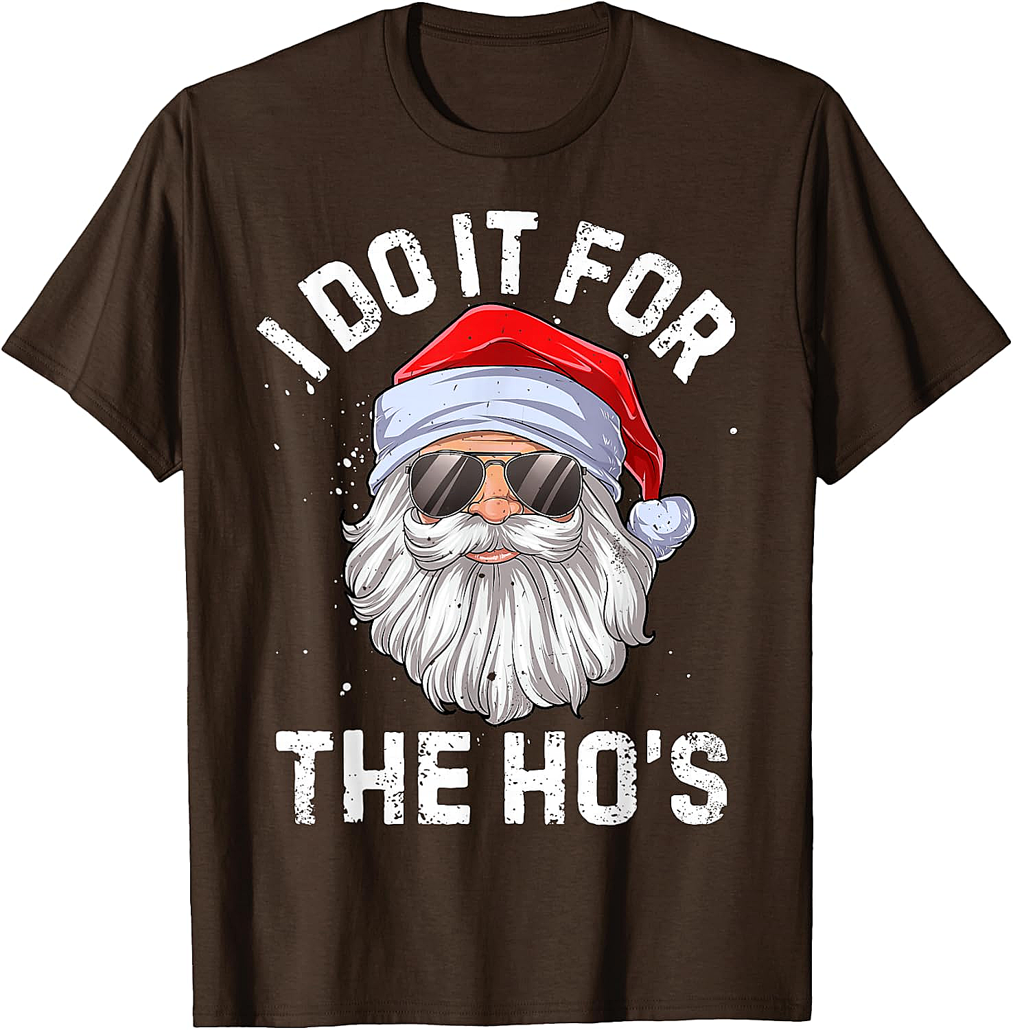  Funny I Do It For The Ho's Santa Christmas T-Shirt