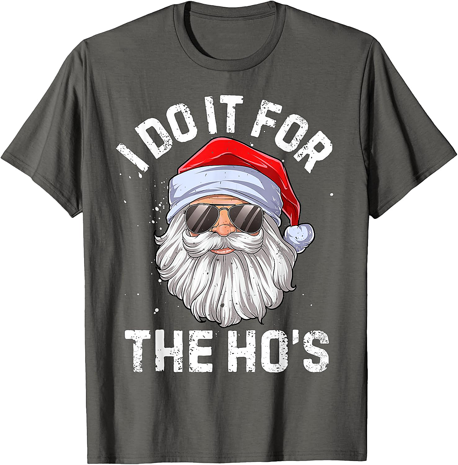  Funny I Do It For The Ho's Santa Christmas T-Shirt