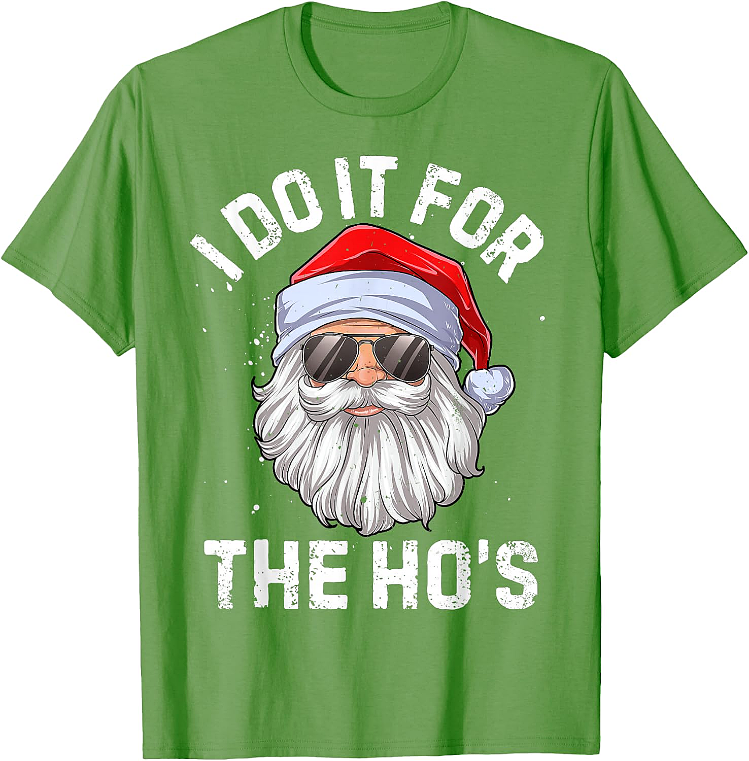  Funny I Do It For The Ho's Santa Christmas T-Shirt