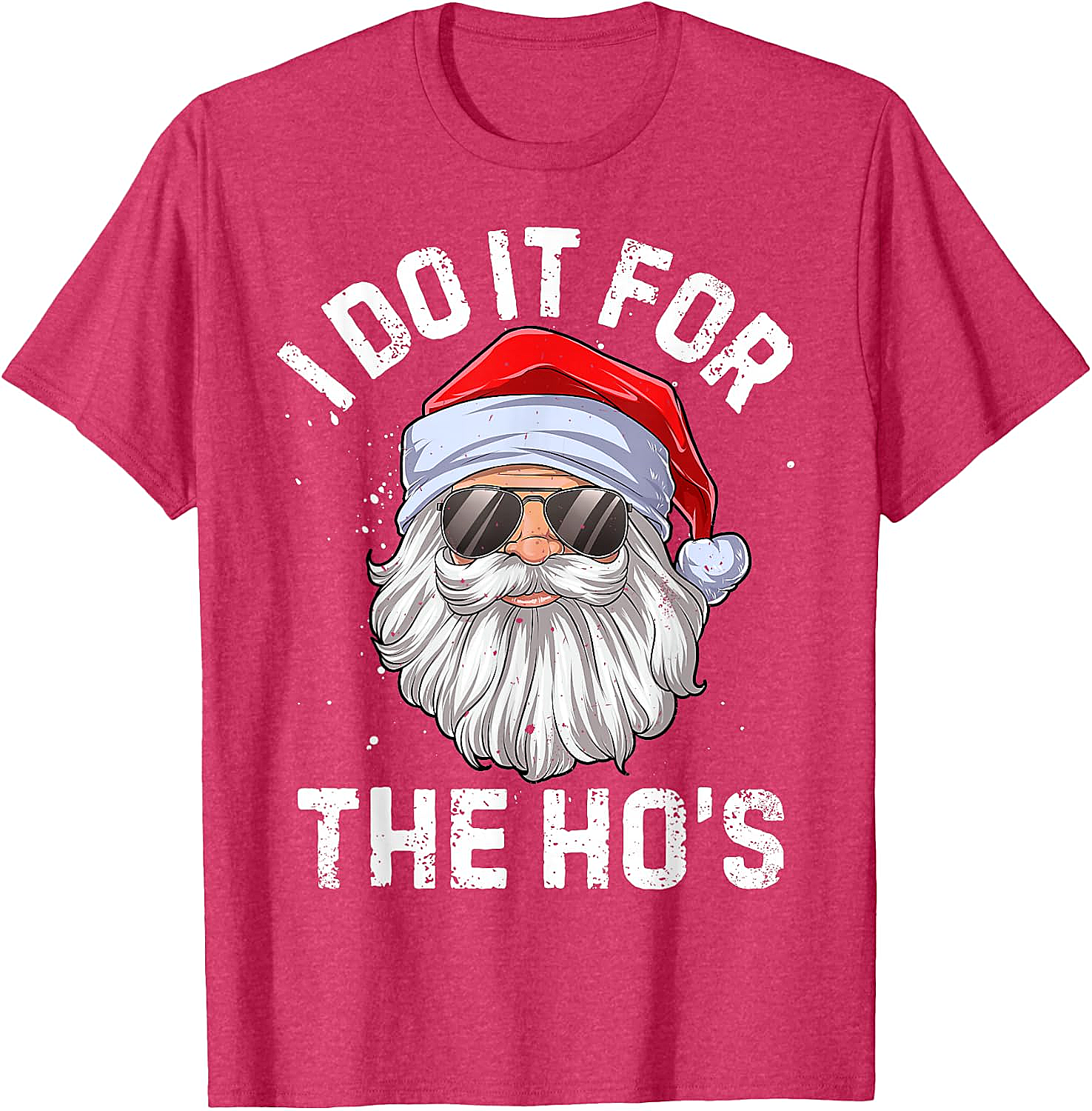  Funny I Do It For The Ho's Santa Christmas T-Shirt