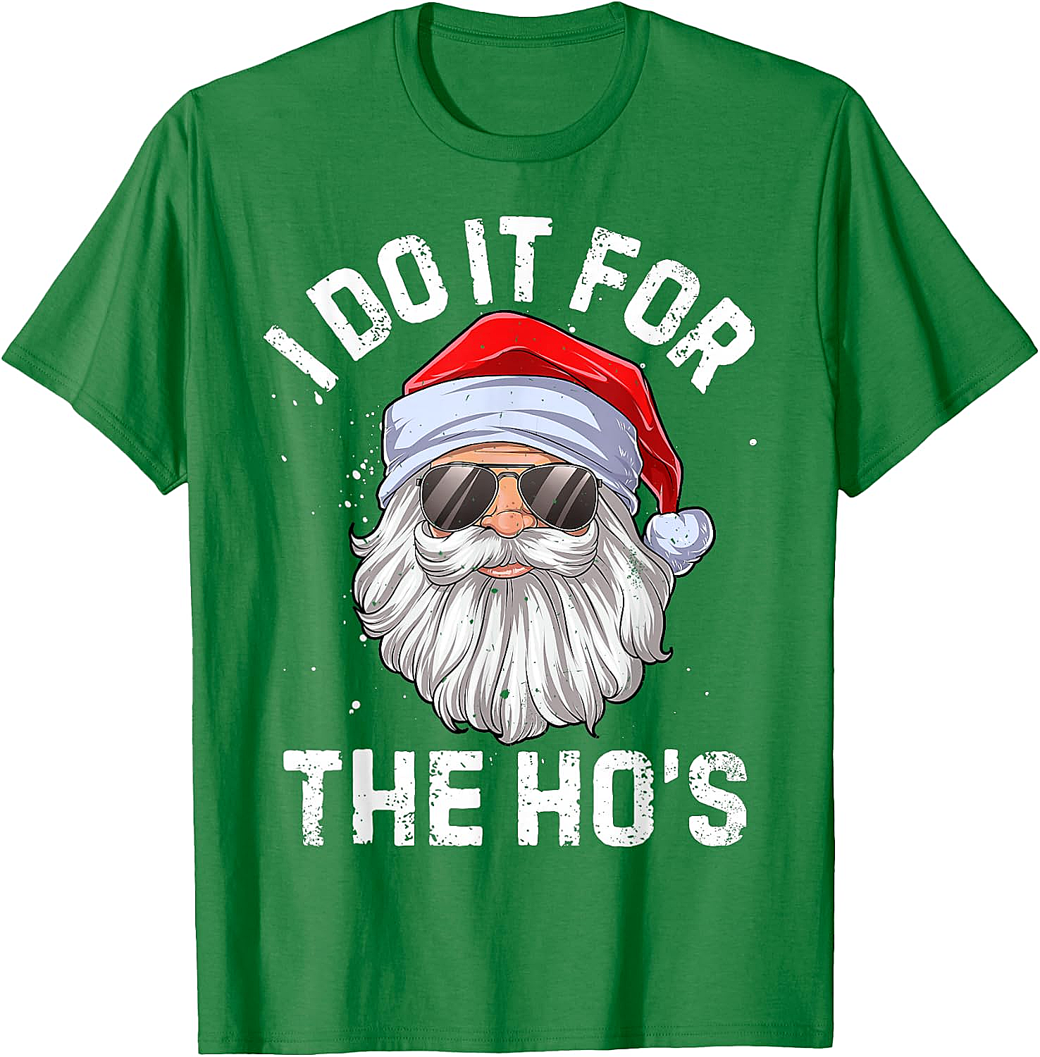  Funny I Do It For The Ho's Santa Christmas T-Shirt