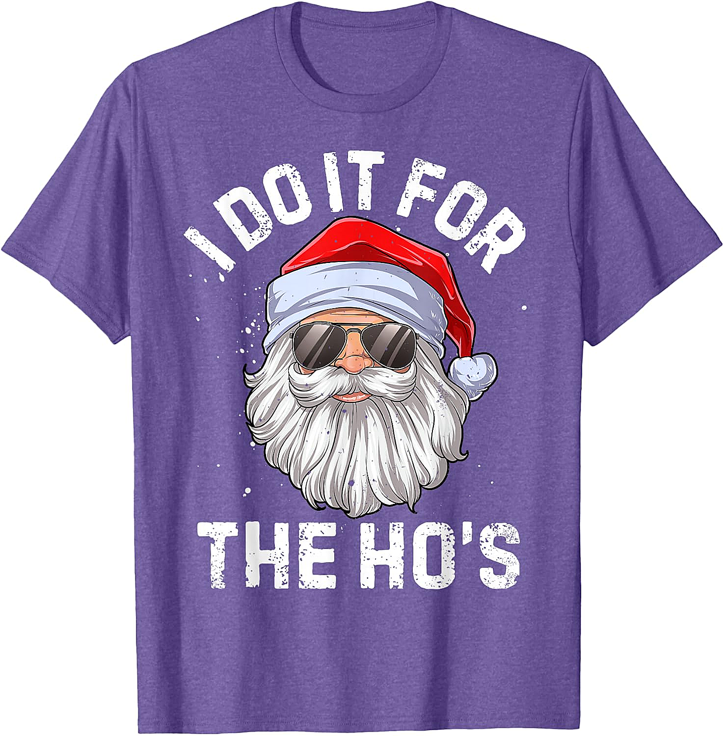  Funny I Do It For The Ho's Santa Christmas T-Shirt