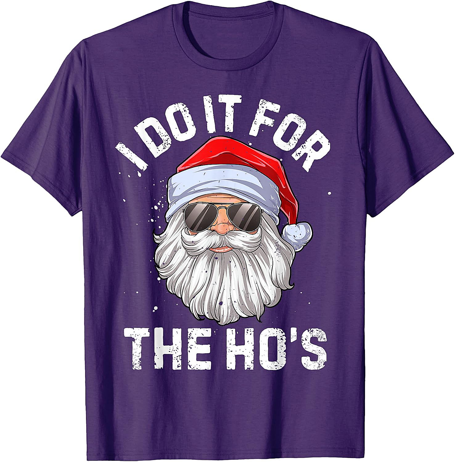  Funny I Do It For The Ho's Santa Christmas T-Shirt