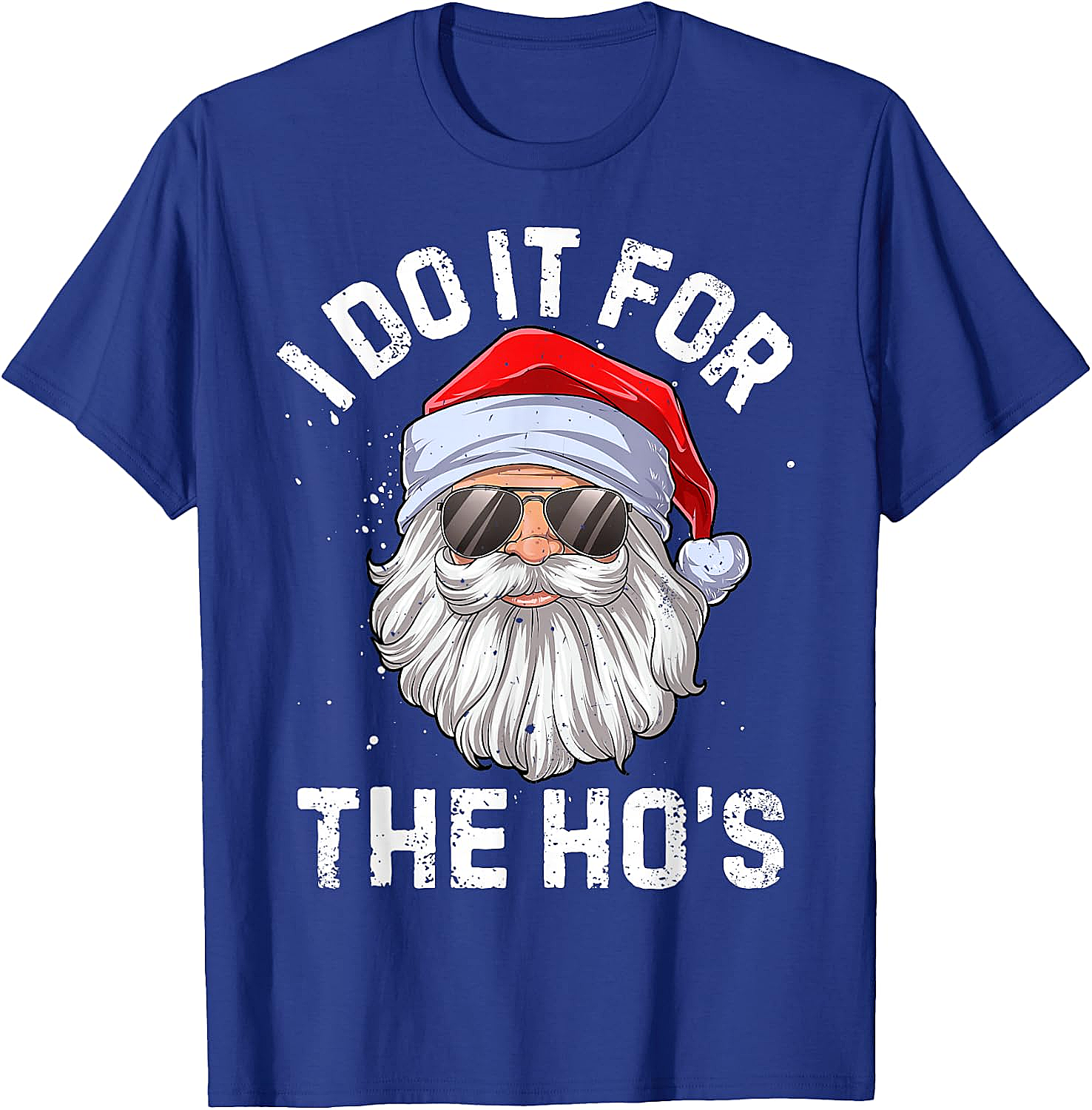  Funny I Do It For The Ho's Santa Christmas T-Shirt