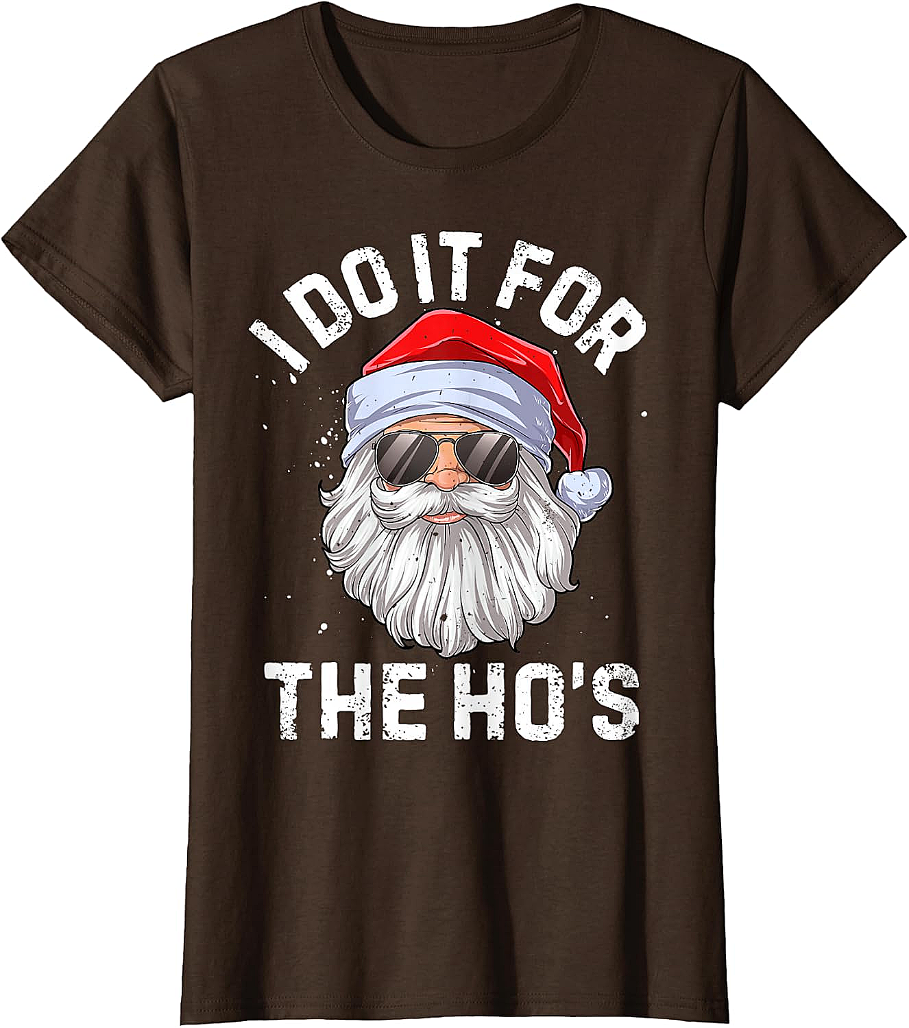  Funny I Do It For The Ho's Santa Christmas T-Shirt