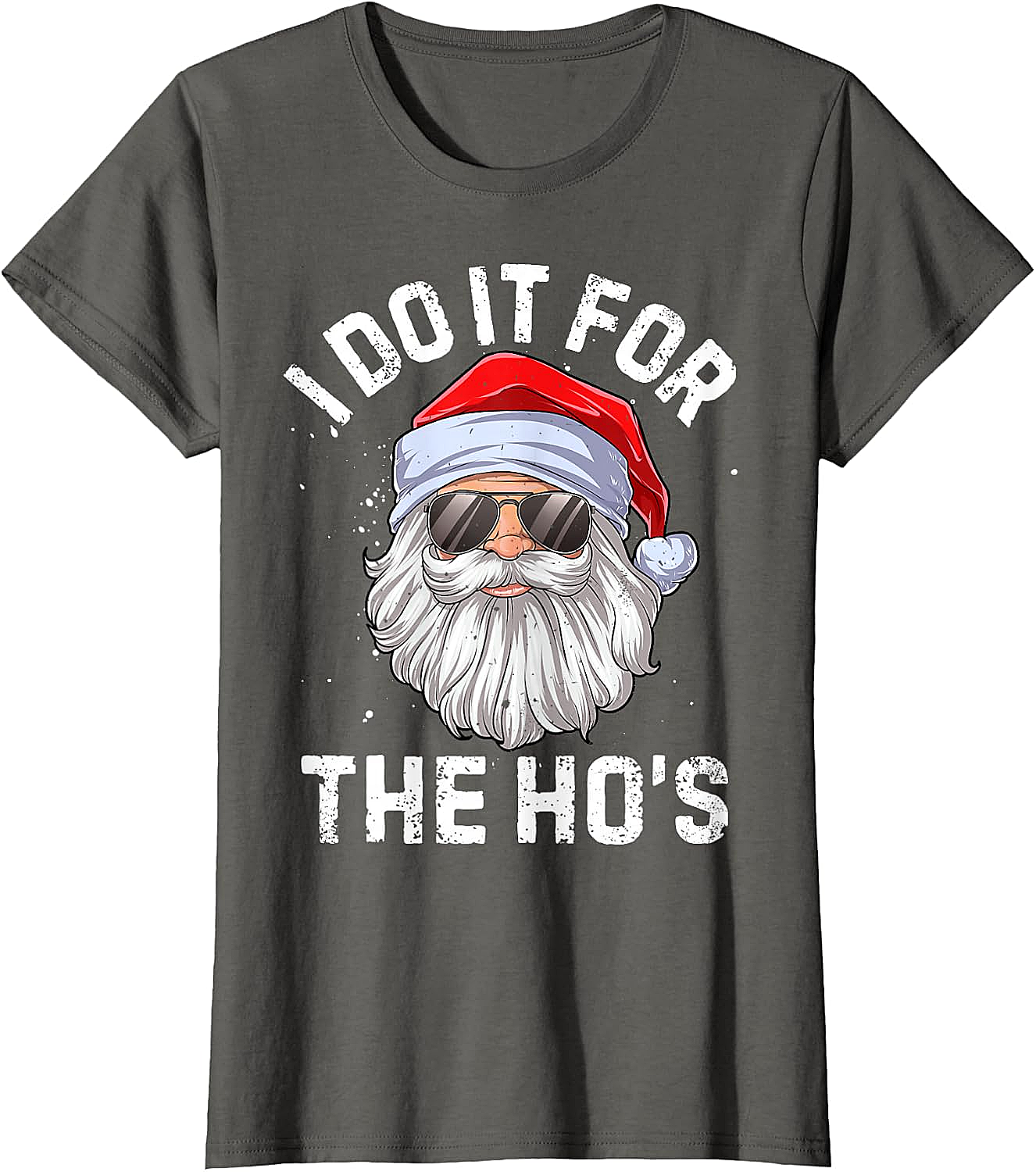  Funny I Do It For The Ho's Santa Christmas T-Shirt