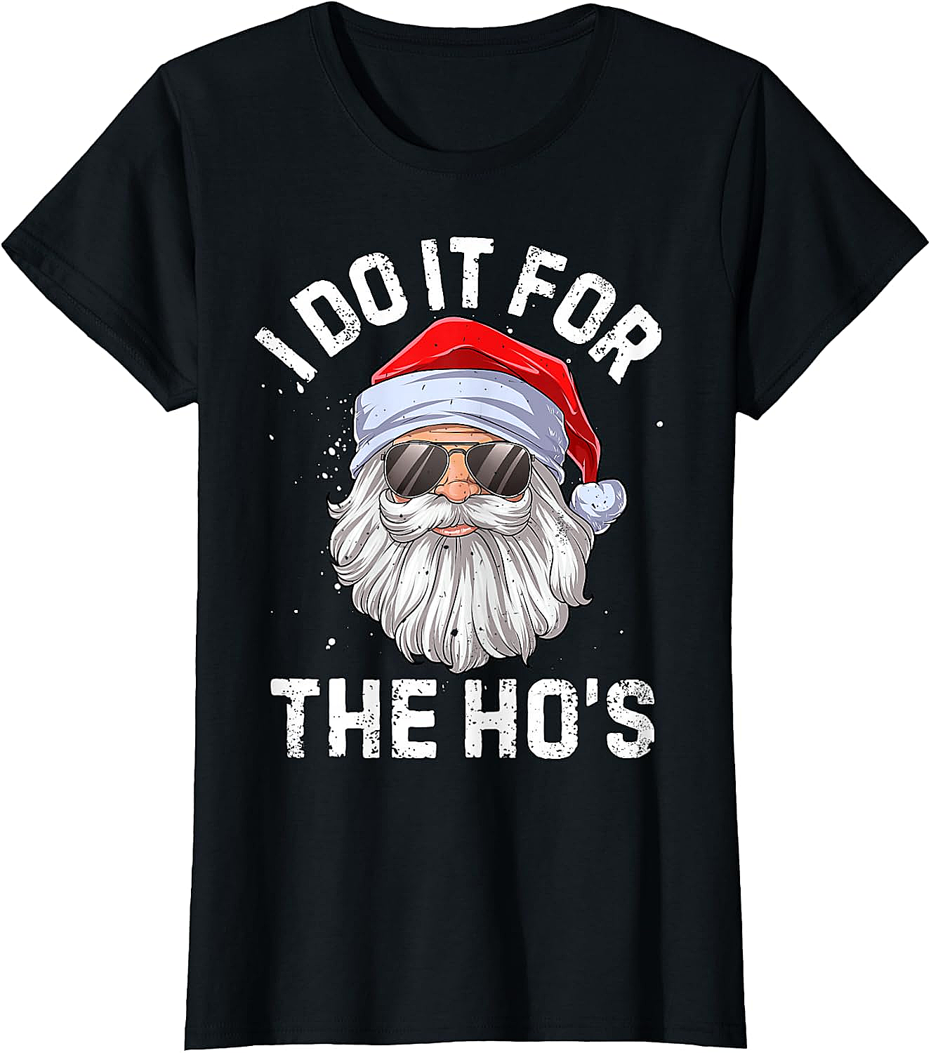  Funny I Do It For The Ho's Santa Christmas T-Shirt