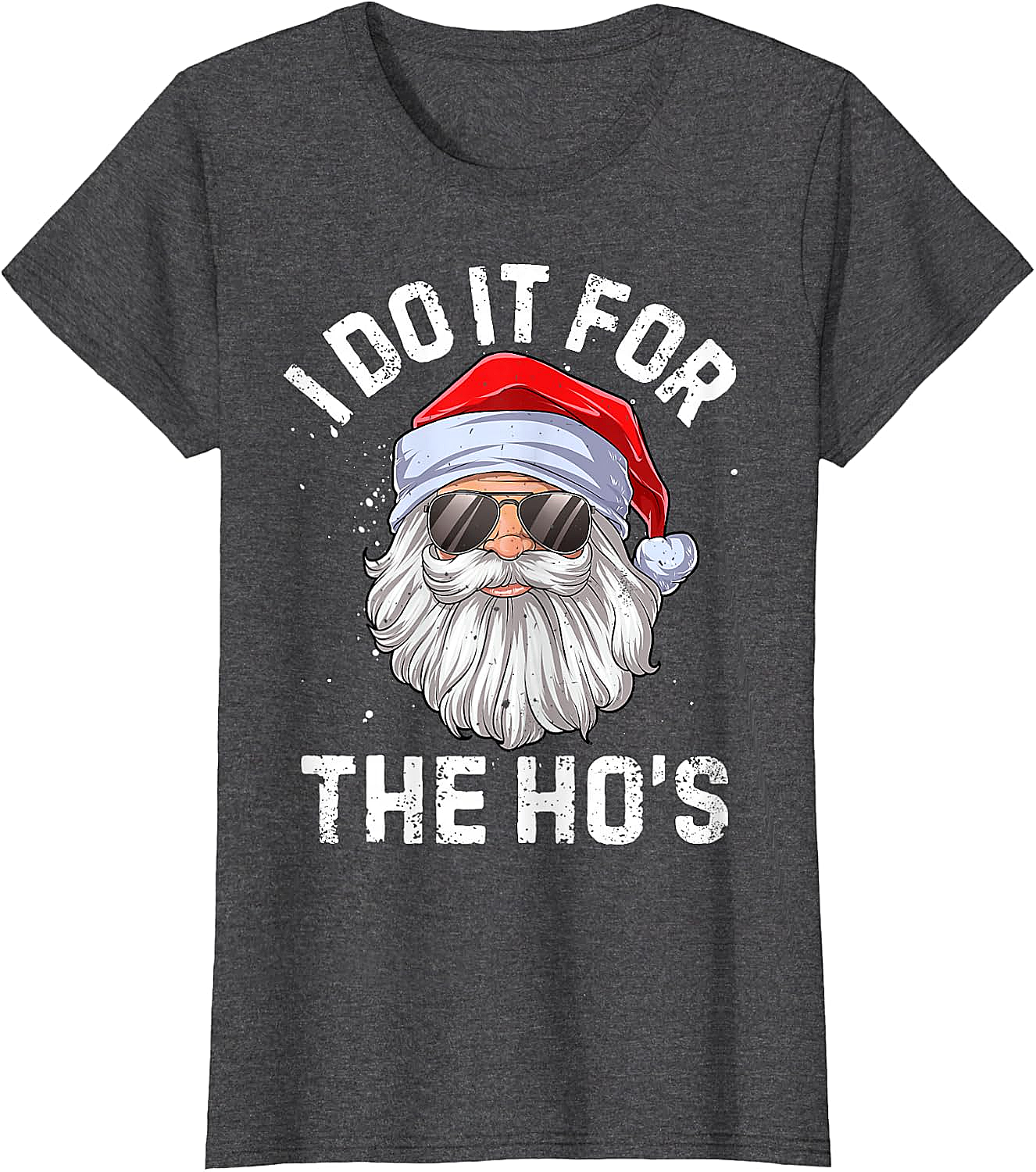  Funny I Do It For The Ho's Santa Christmas T-Shirt