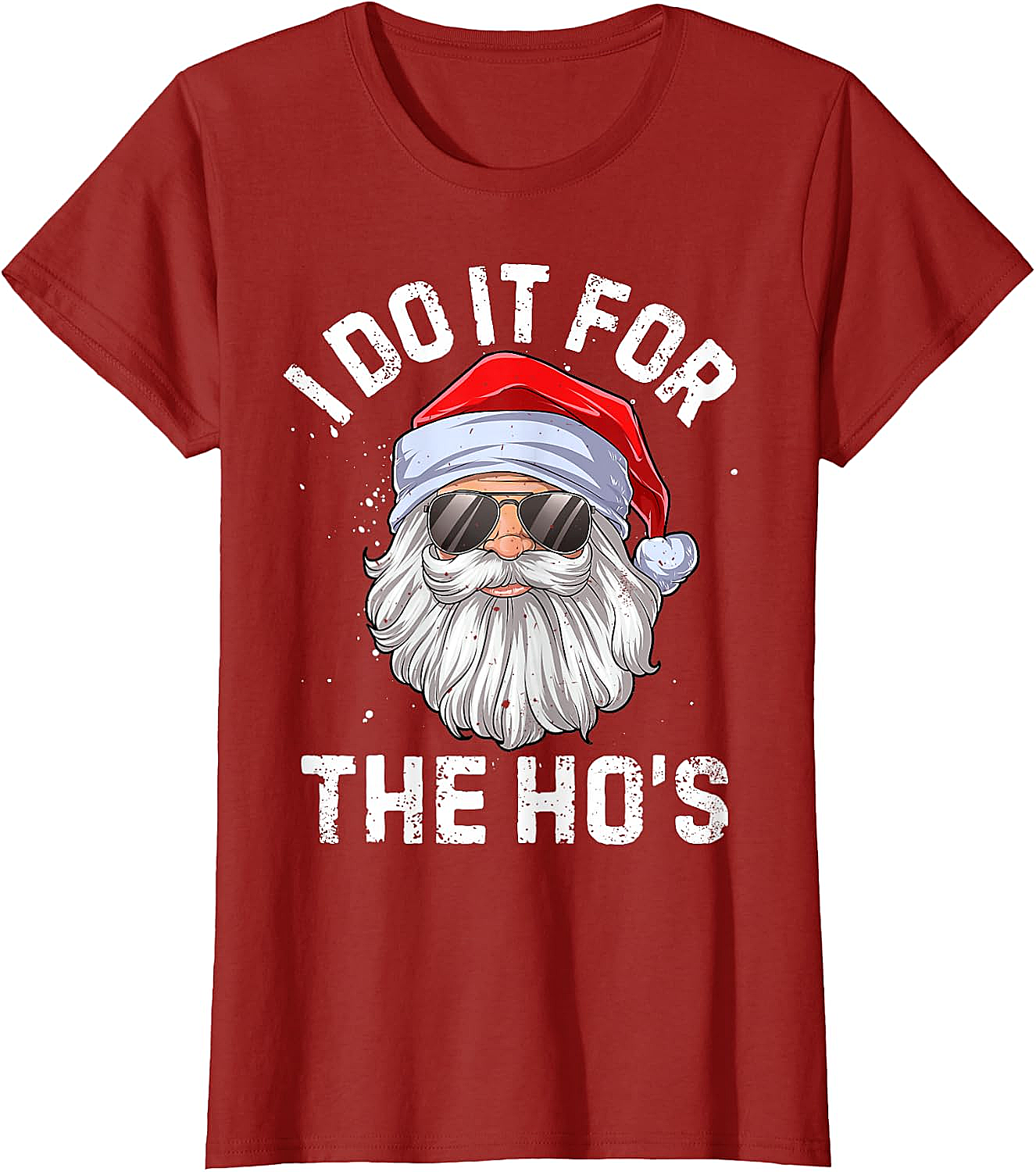  Funny I Do It For The Ho's Santa Christmas T-Shirt
