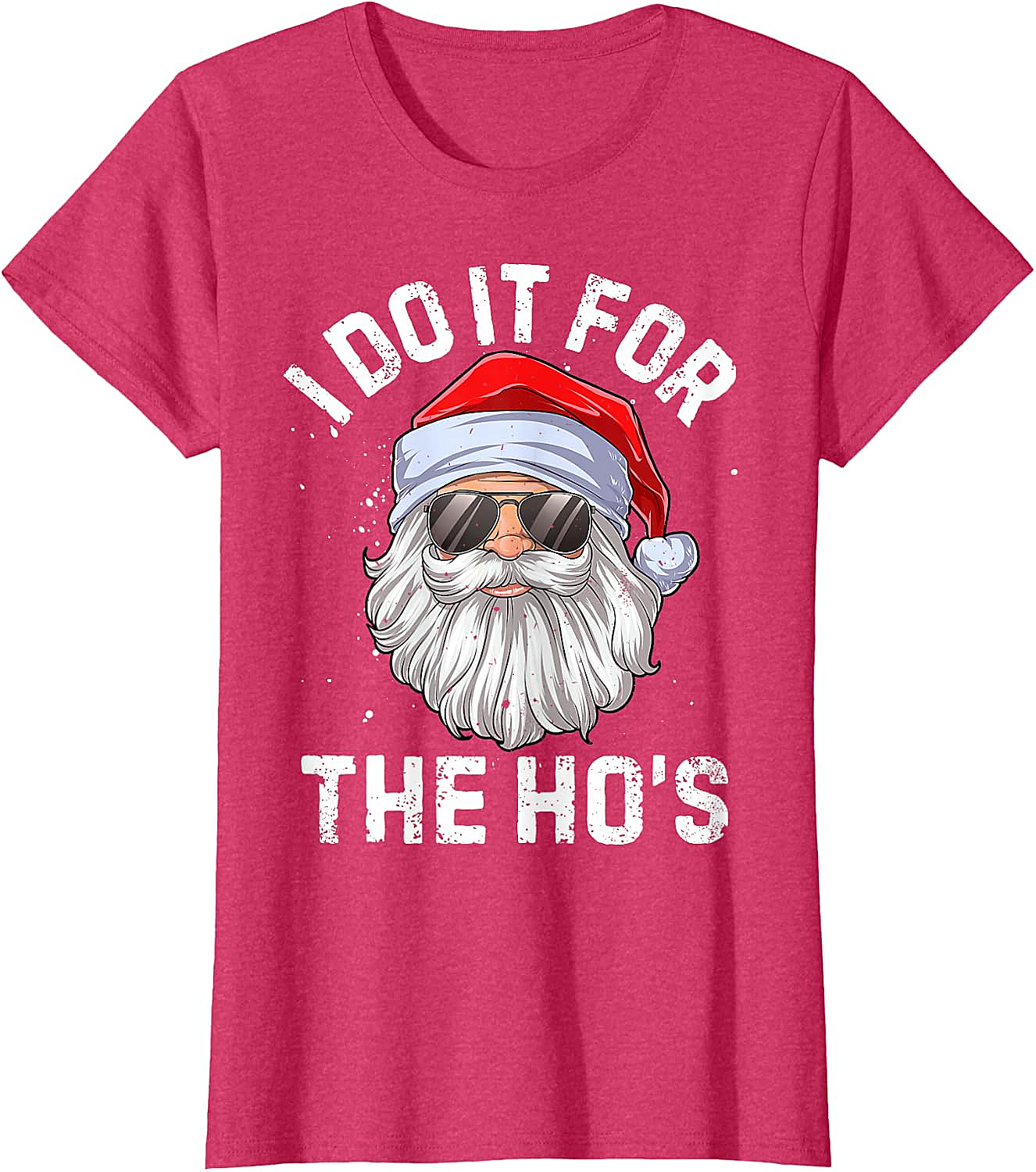  Funny I Do It For The Ho's Santa Christmas T-Shirt