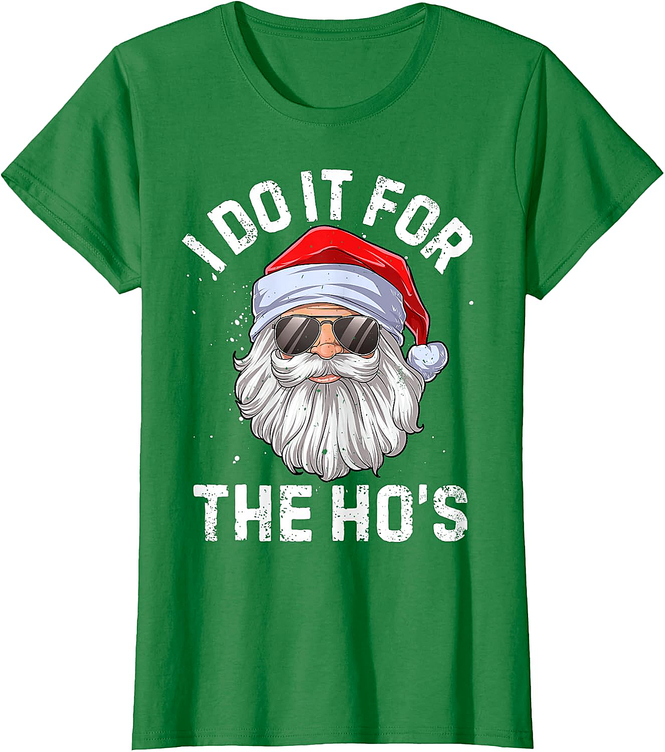  Funny I Do It For The Ho's Santa Christmas T-Shirt