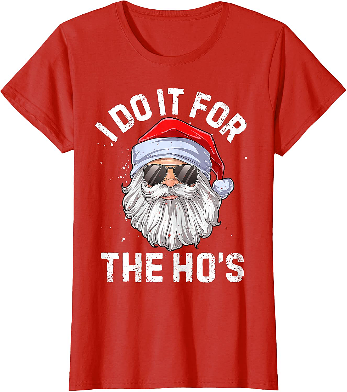  Funny I Do It For The Ho's Santa Christmas T-Shirt