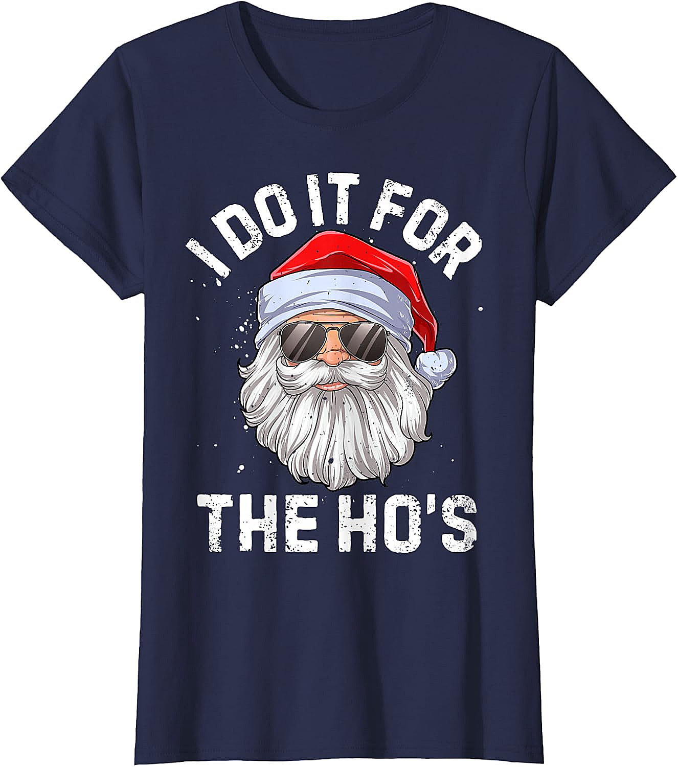  Funny I Do It For The Ho's Santa Christmas T-Shirt