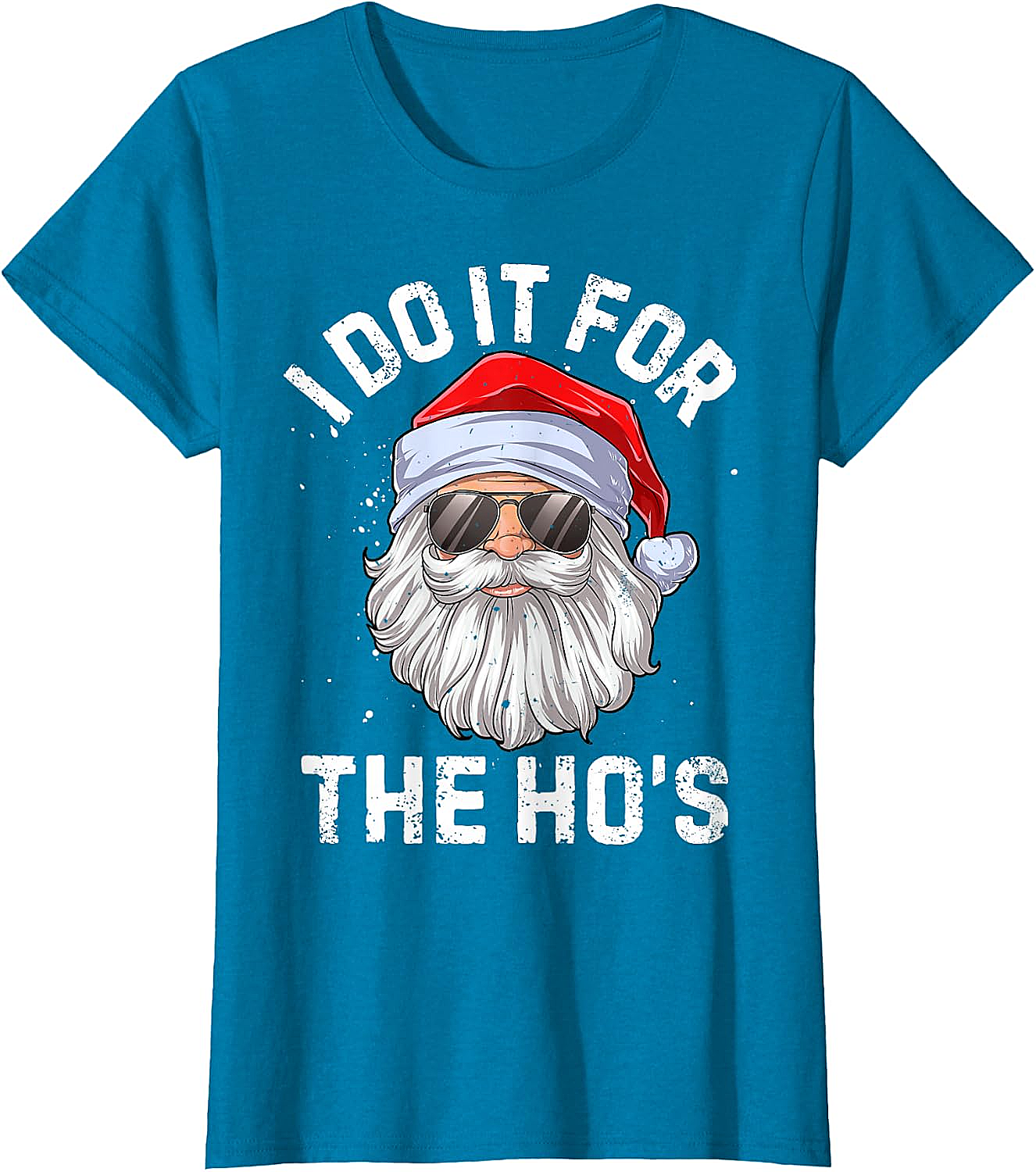  Funny I Do It For The Ho's Santa Christmas T-Shirt