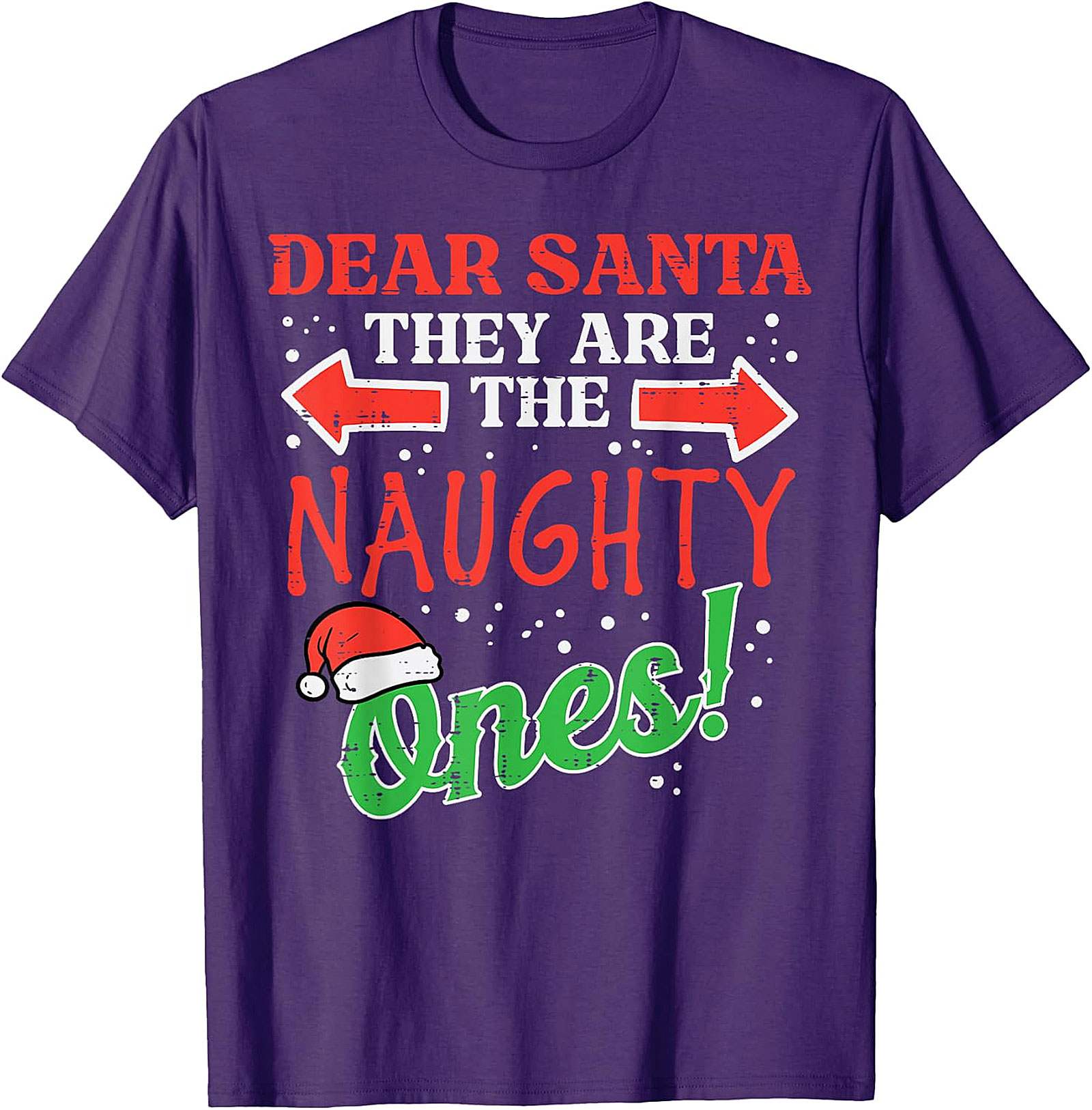 "Dear Santa, They Are The Naughty Ones!" Christmas T-Shirt | Funny Holiday Tee