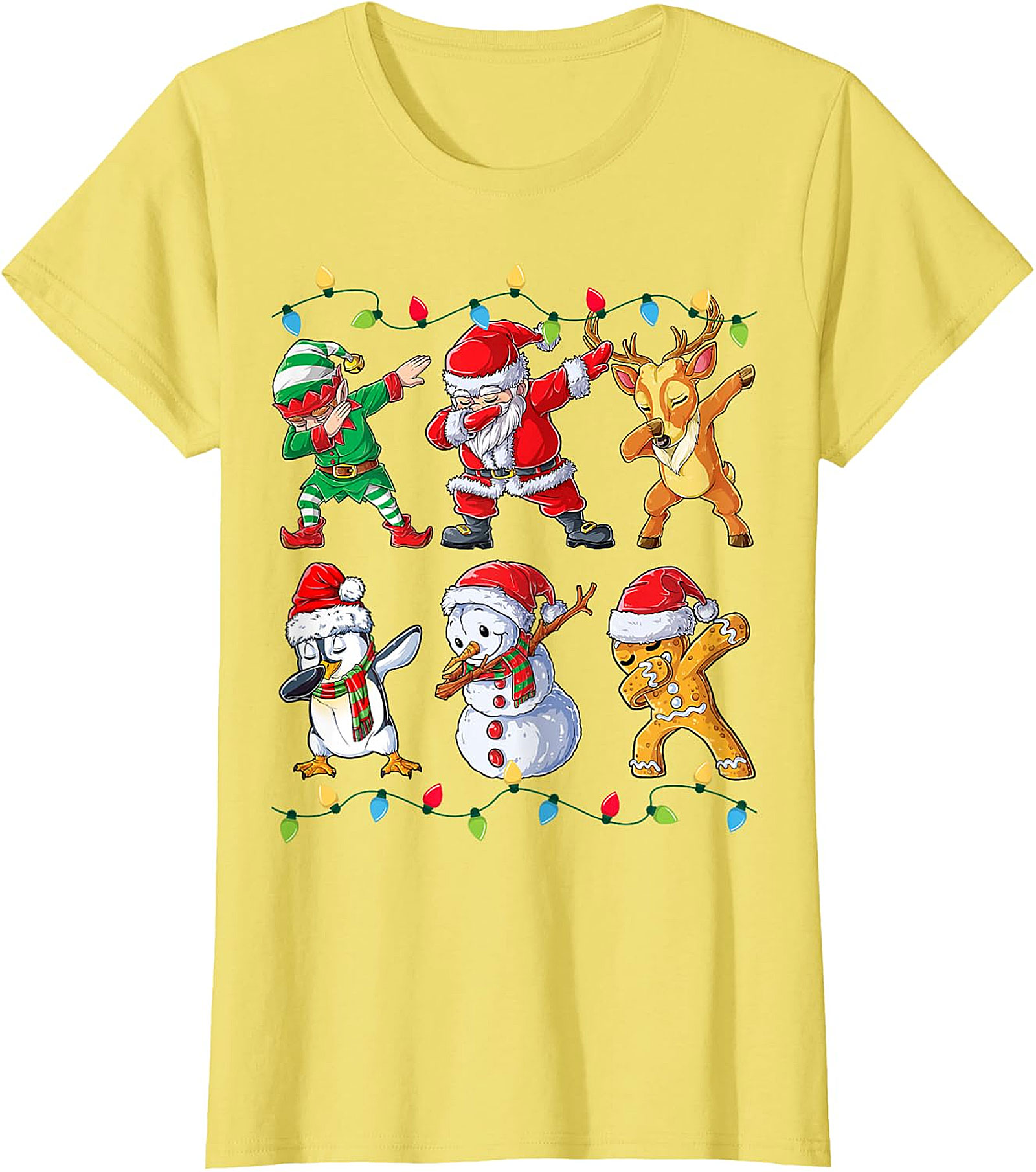 Dabbing Christmas Crew T-Shirt | Funny Holiday Tee