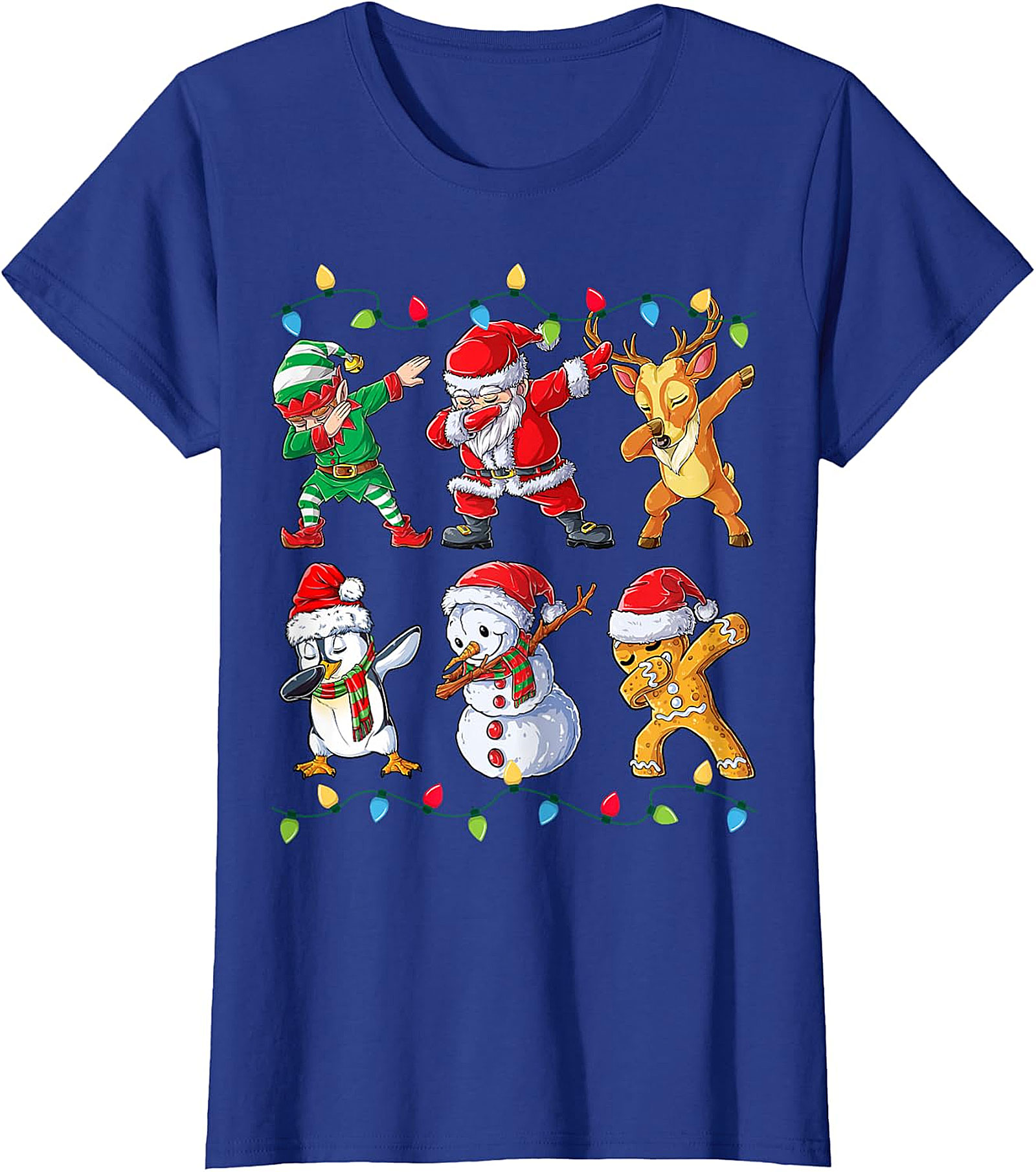 Dabbing Christmas Crew T-Shirt | Funny Holiday Tee