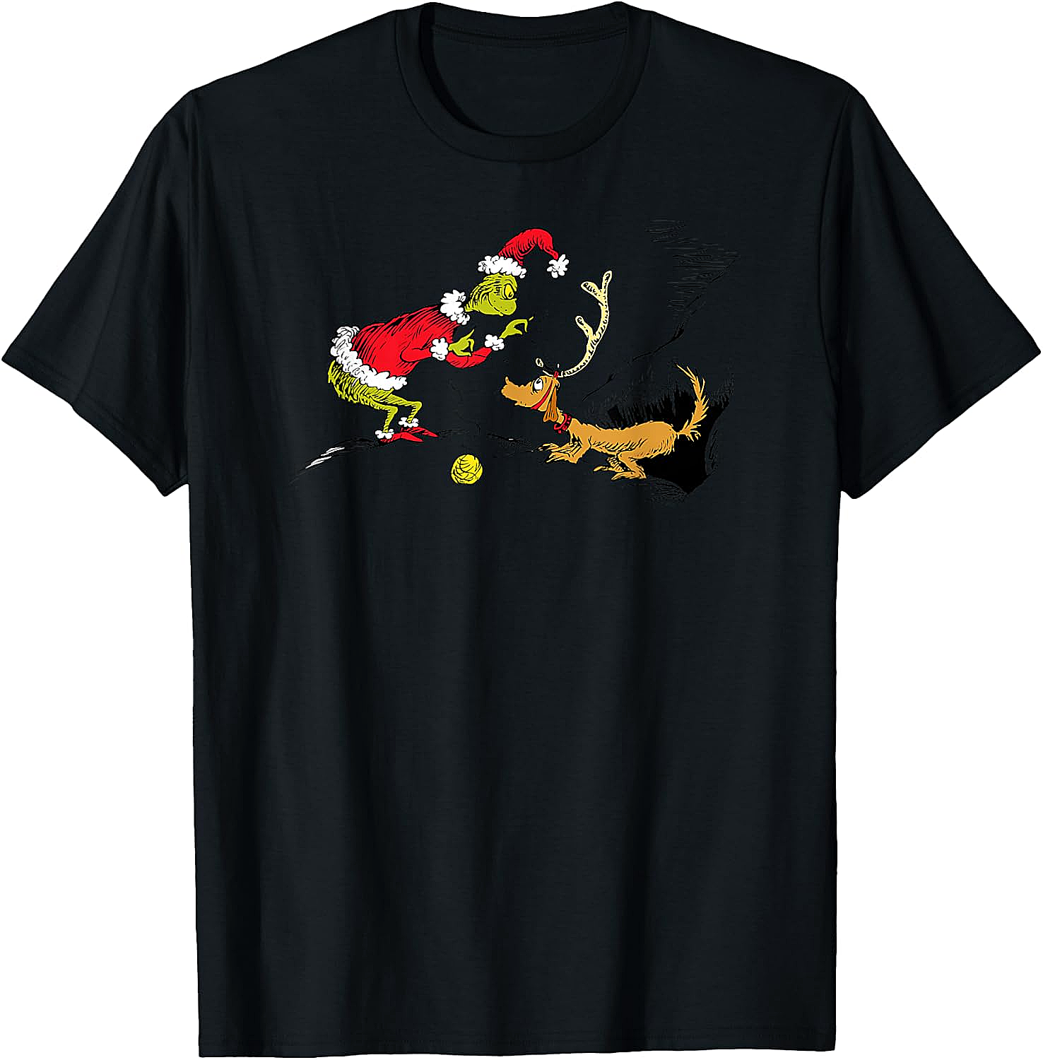 Grinch & Max Christmas T-Shirt Dr. Seuss Grinchmas Tee