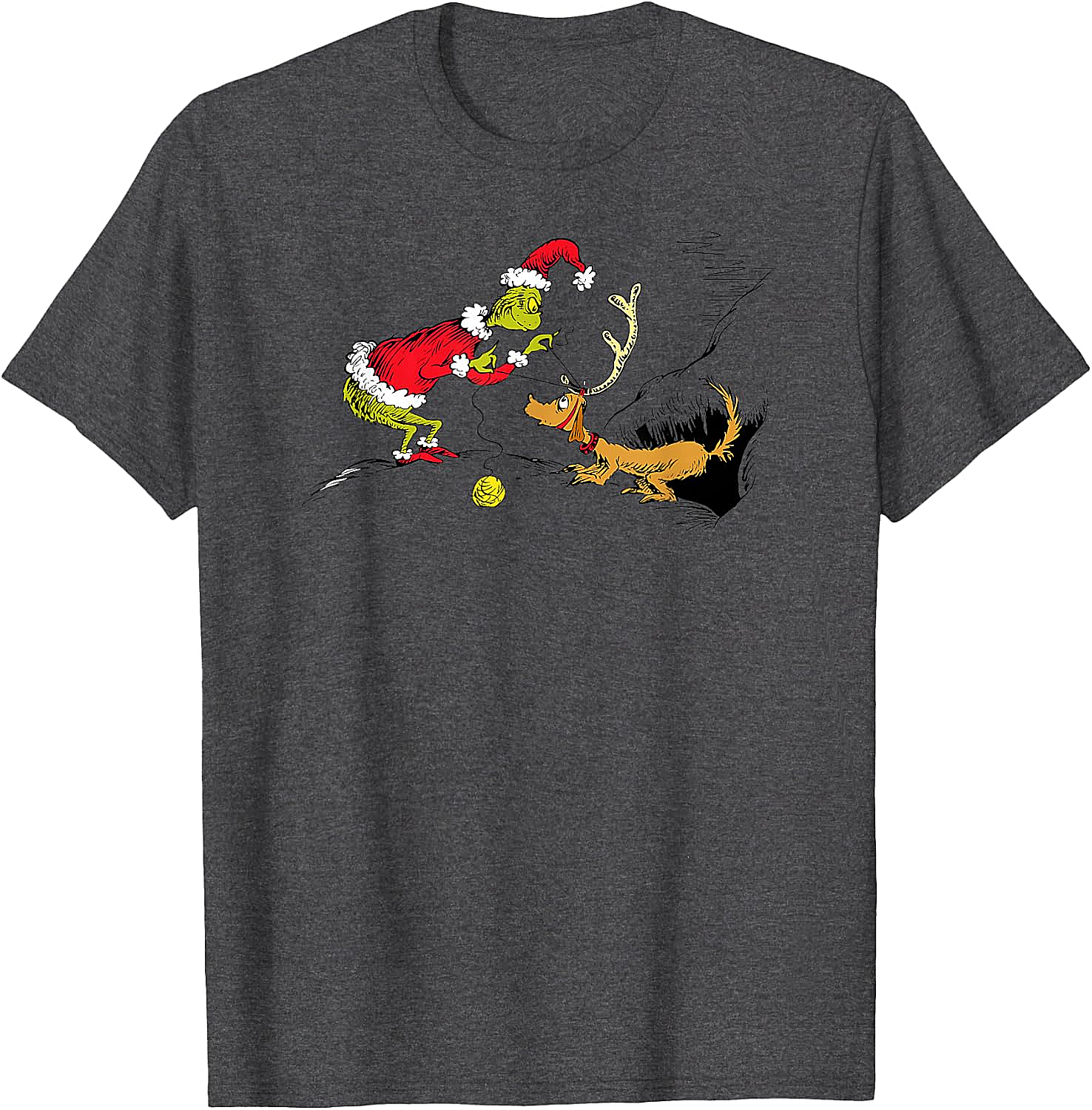 Grinch & Max Christmas T-Shirt Dr. Seuss Grinchmas Tee
